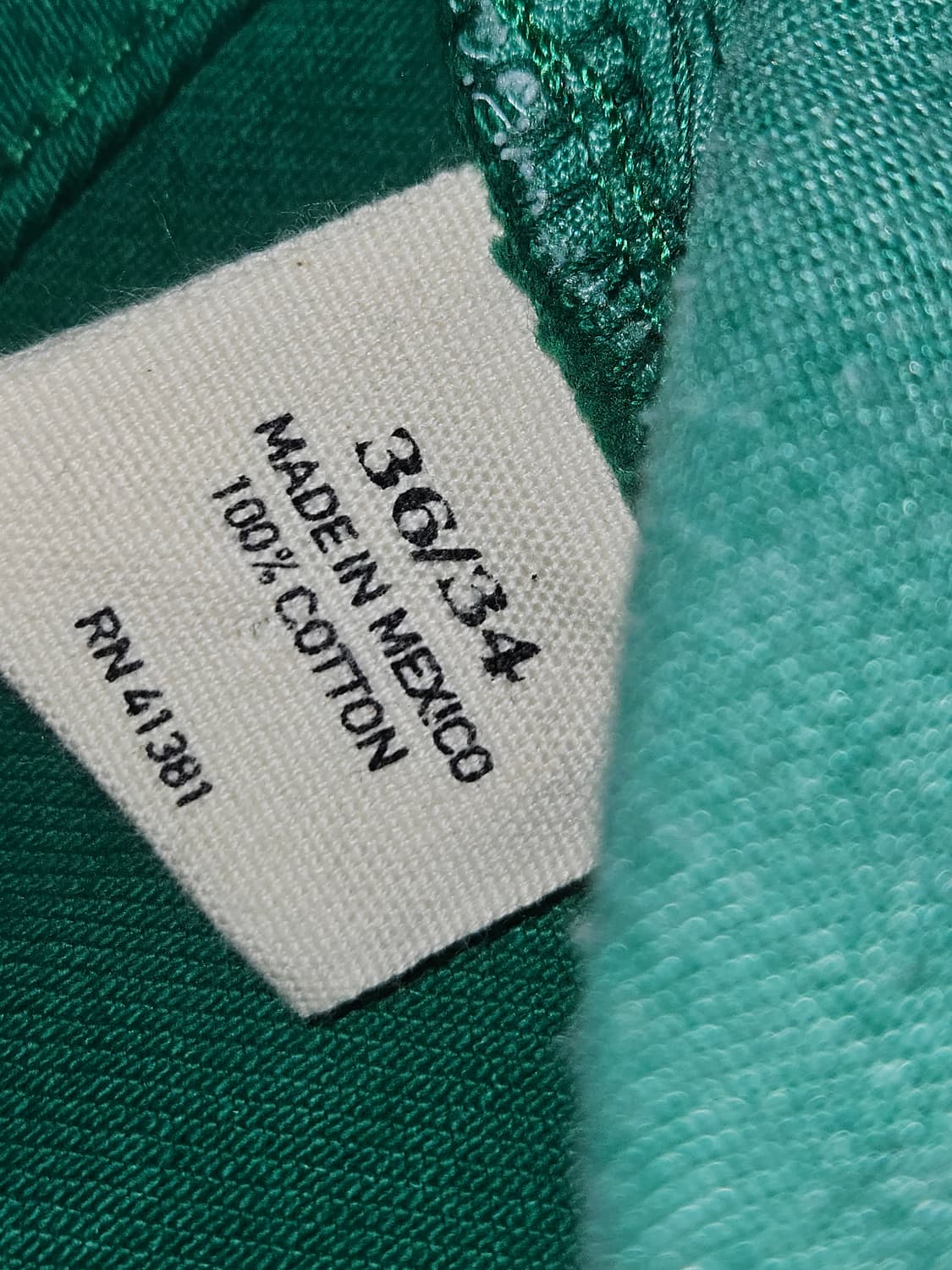 00s 폴로 랄프로렌 USA 그린진 데님 코튼팬츠 켄터키더비 빈티지 희귀 상품이미지6