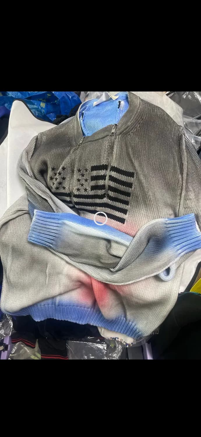 1017ALYX9SM 알릭스 스프레이페인팅 코튼 하프집니트 XL 상품이미지5