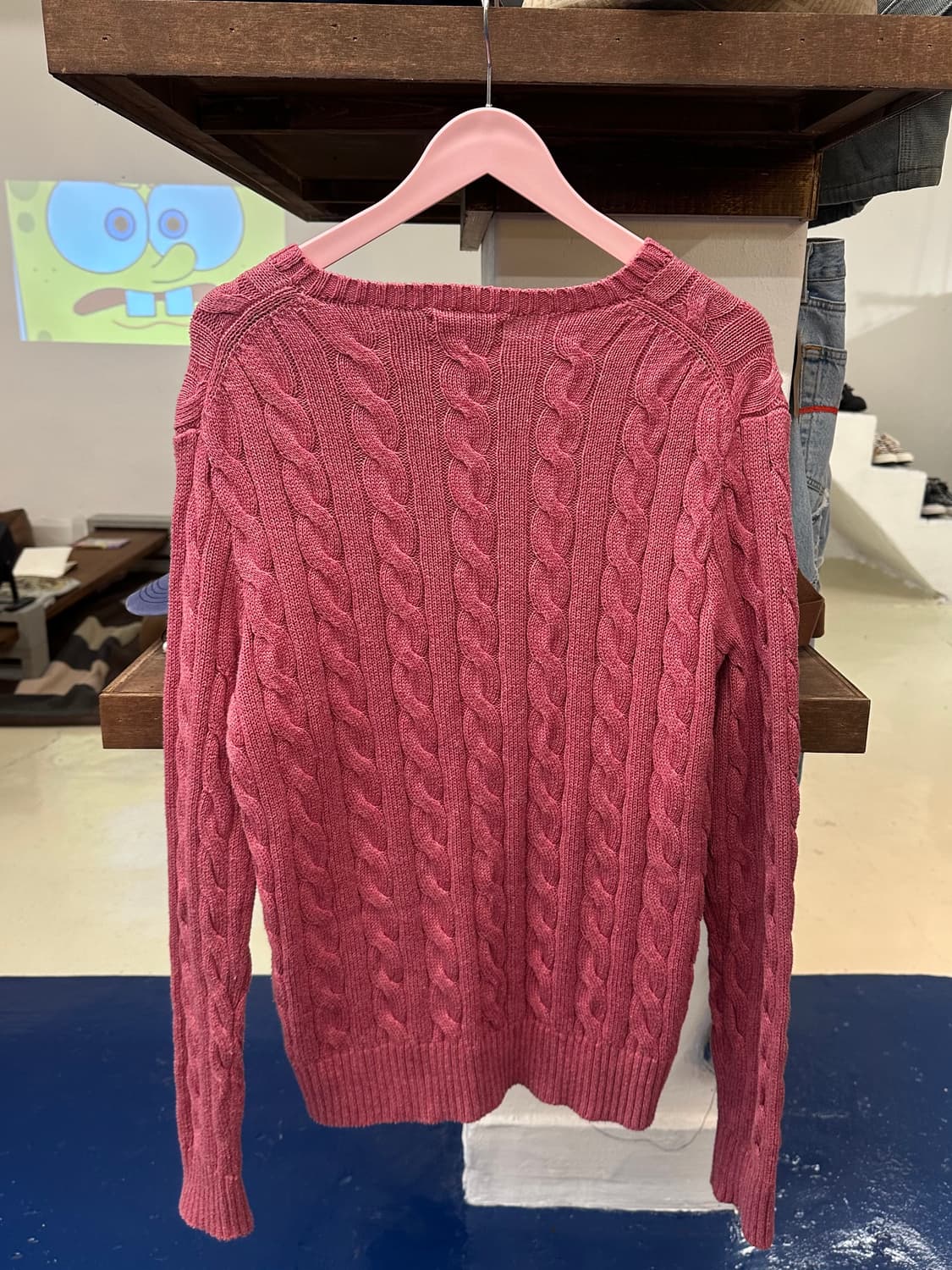 PRL 폴로 랄프로렌 밍크뮬란 꽈배기 상품이미지6