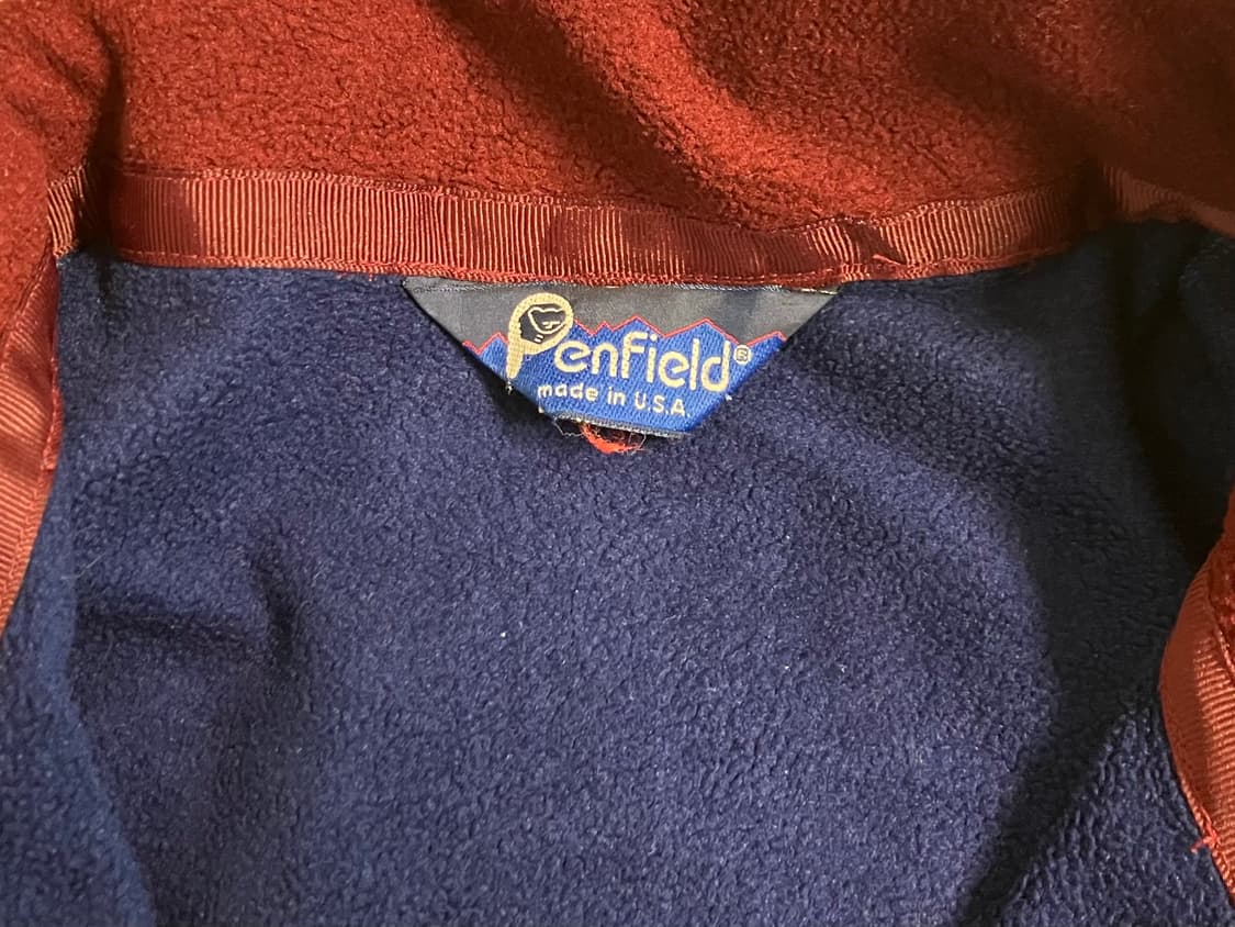 빈티지 USA 90s 펜필드 풀오버 하프집업 후리스 M 95 - 100 상품이미지3