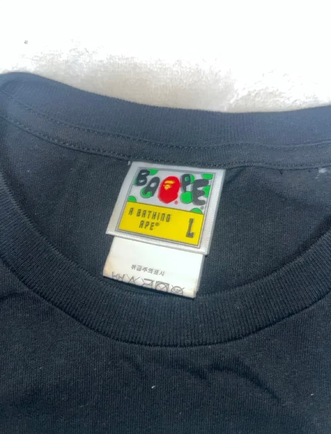 BAPE 베이프 반팔 L사이즈 상품이미지3