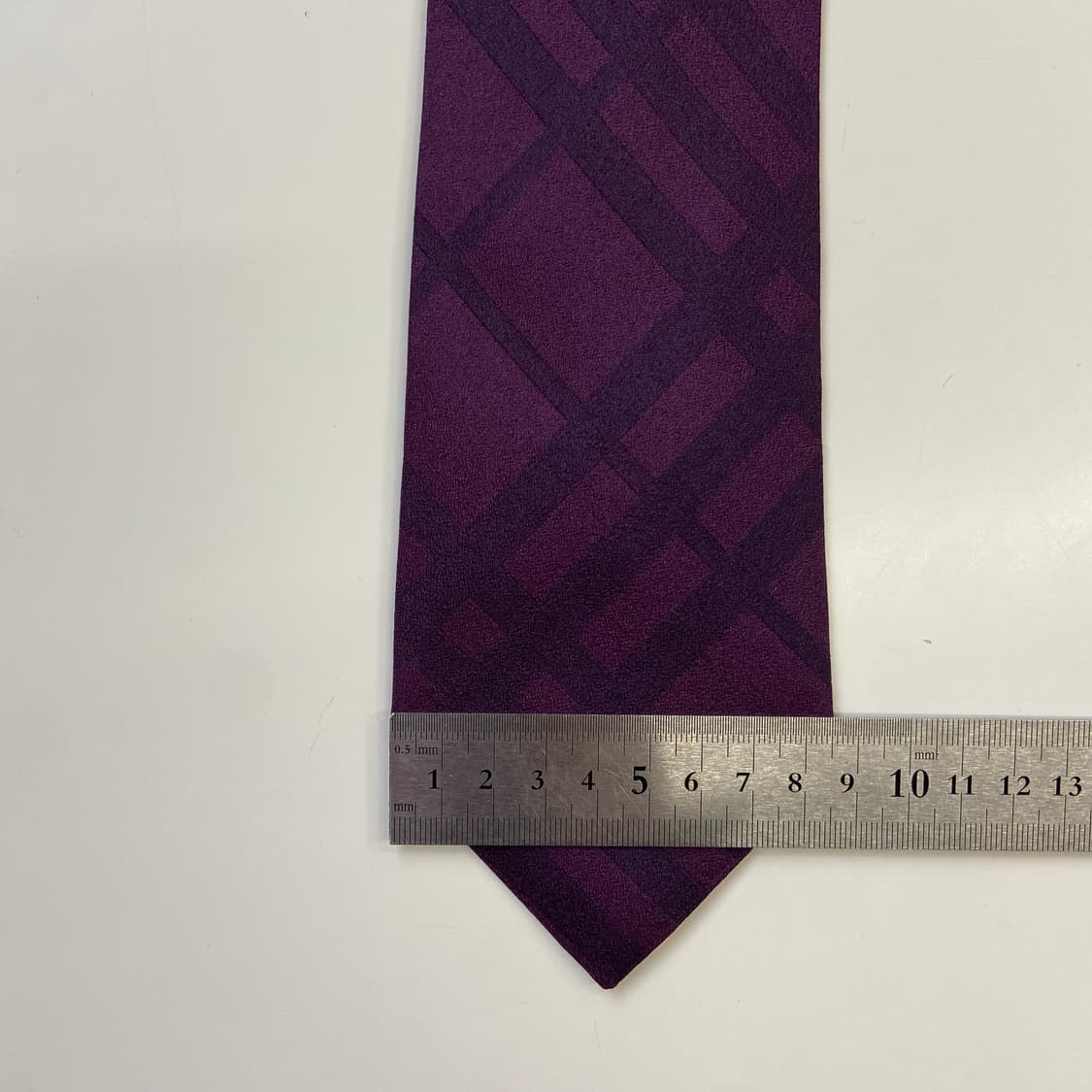 버버리 체크 신형라벨 명품 정품 넥타이 (Burberry)8.6cm 상품이미지9