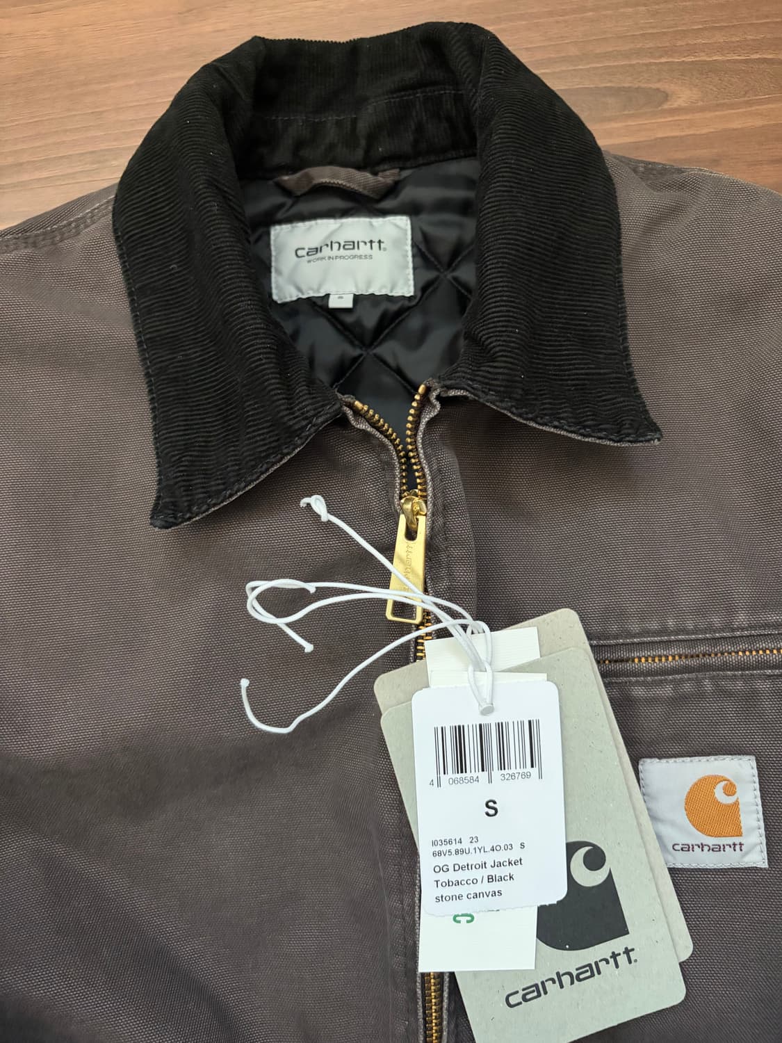 칼하트 OG 디트로이트 자켓 토바코 S 상품이미지2