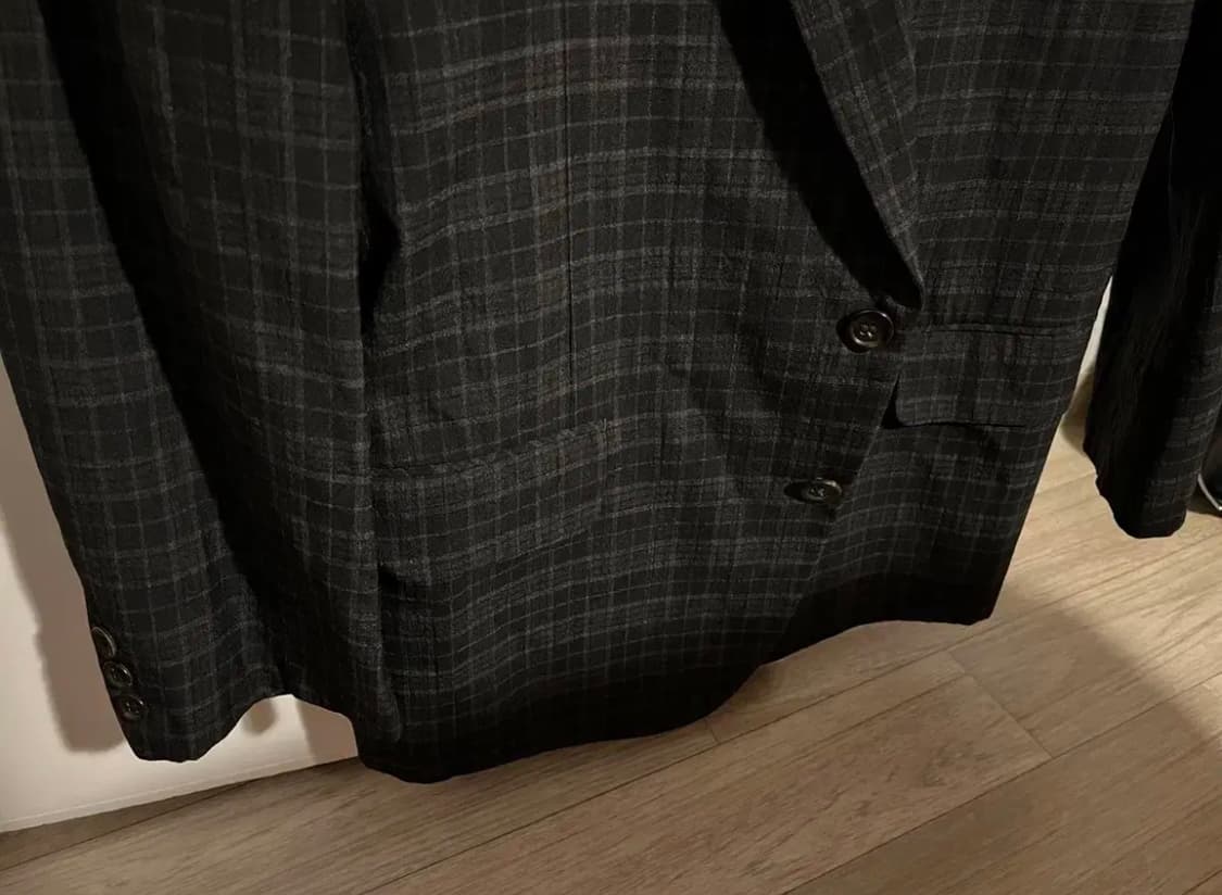 꼼데가르송 옴므 아카이빙 체크 블레이저 상품이미지3