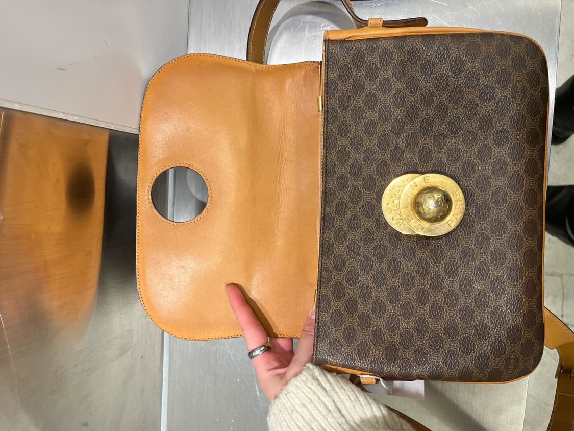 [정품] 셀린느마카담 스타볼 금장 숄더백 (리엔빈티지 구매) 상품이미지8