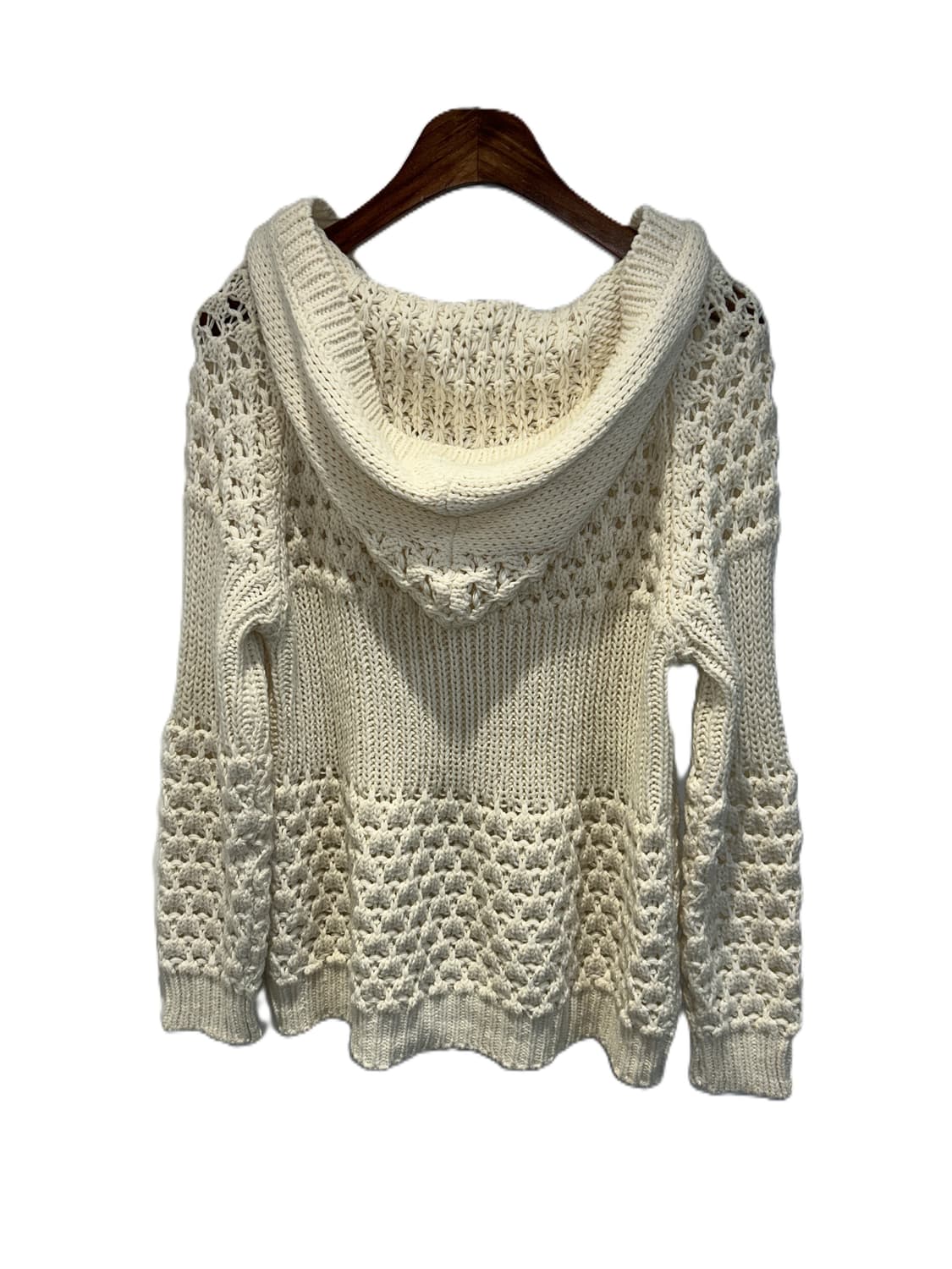 아이보리 크로셰 니트 스웨터 상품이미지4