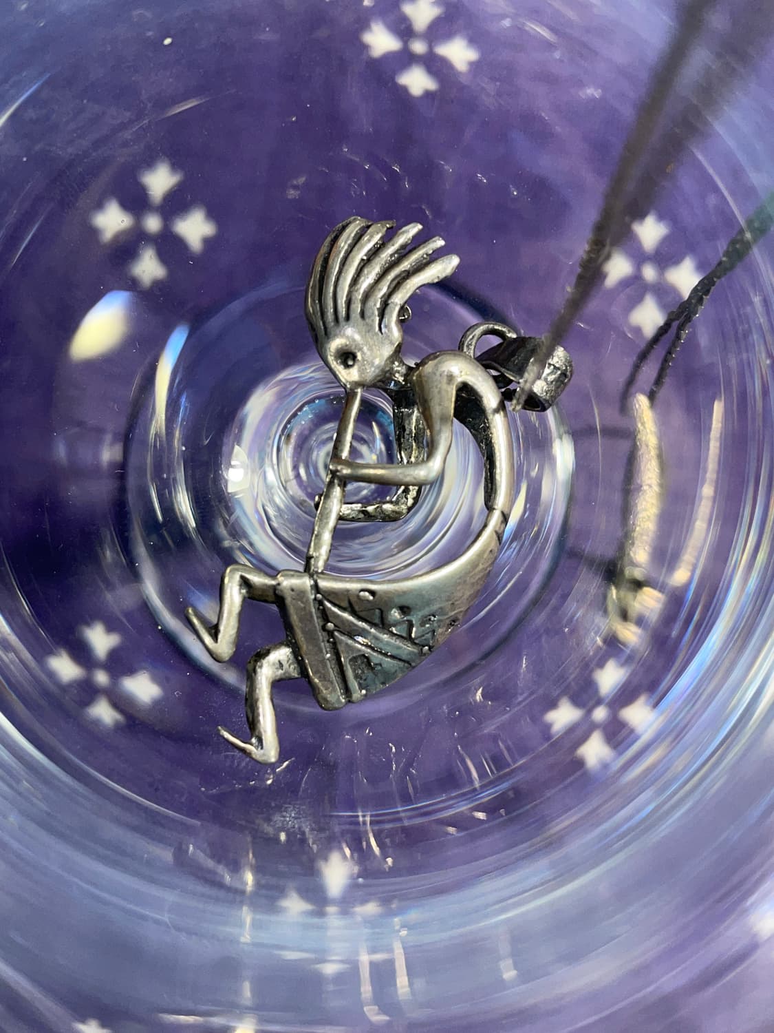 Navajo 925 Silver Kokopelli Necklace 상품이미지2