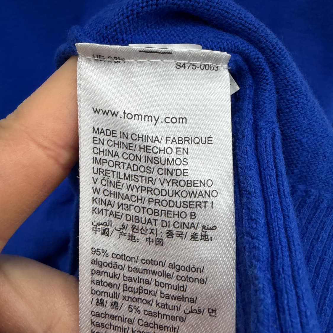 105 타미힐피거 남자 루즈핏 니트 상품이미지4