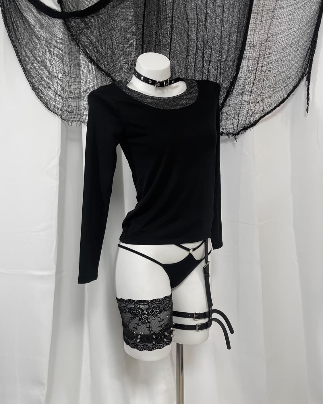 black detail t-shirt 상품이미지2