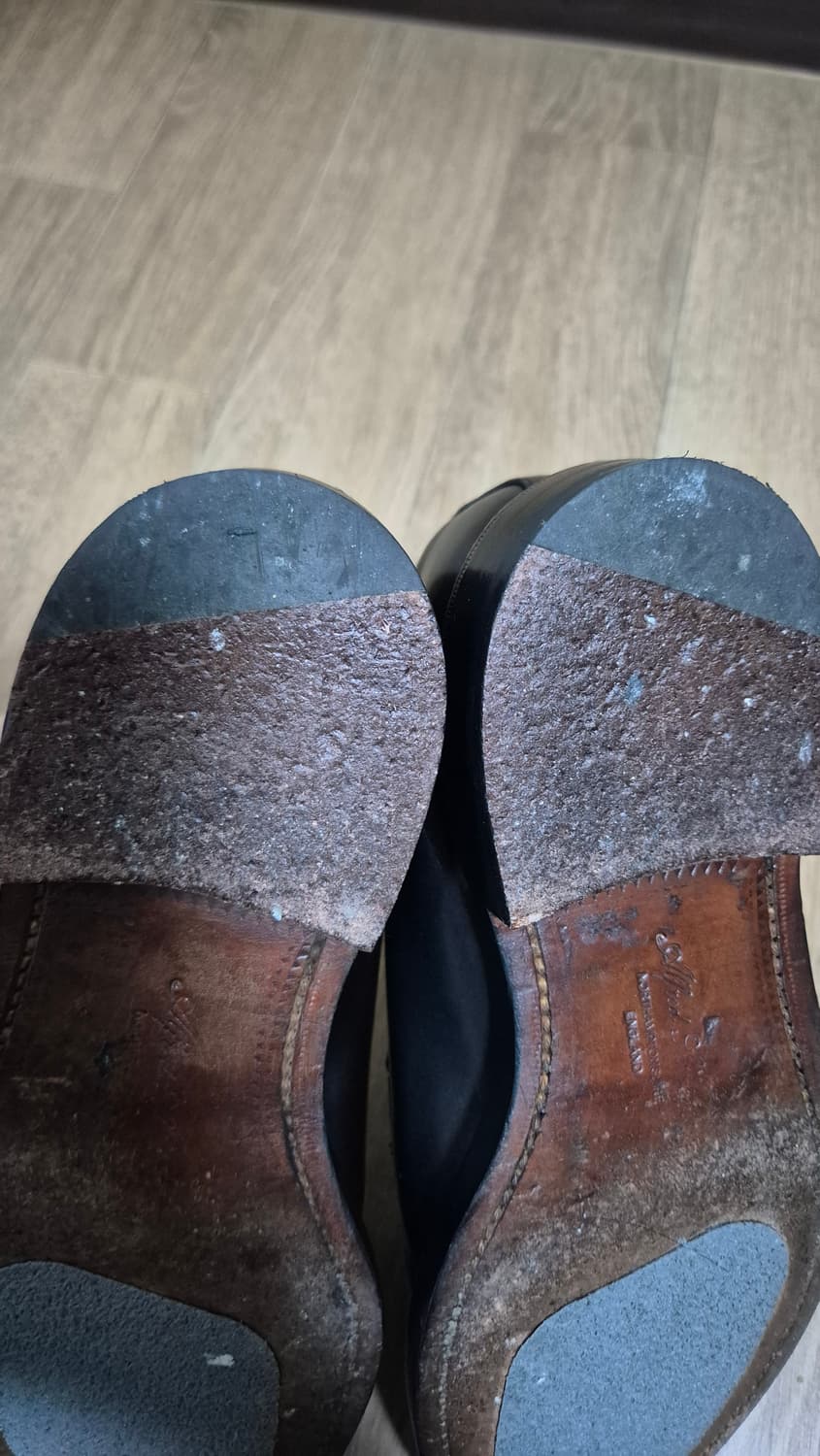 알프레드사전트 블랙 플레인토 더비 UK7 (260mm) 상품이미지8