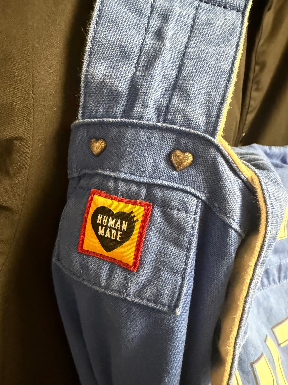 휴먼메이드 메일 백 라지 블루 상품이미지3