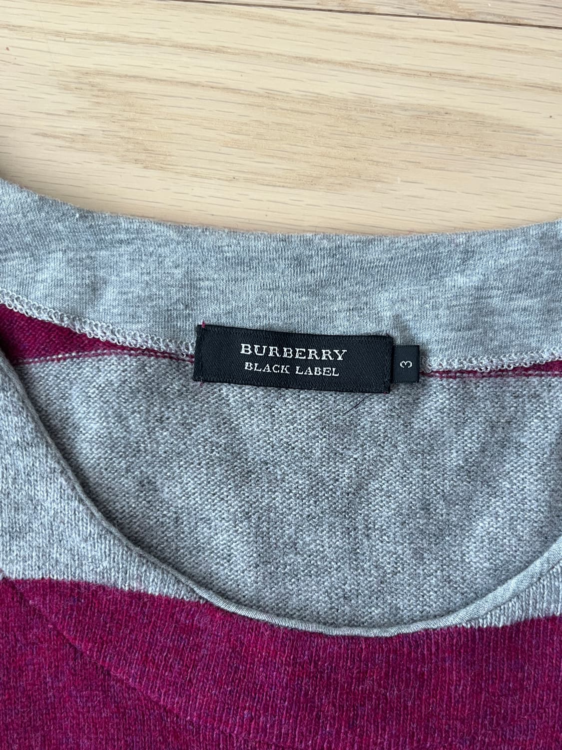 Burberry 버버리 핑크 로고 스트라이프 롱슬리브 상품이미지6