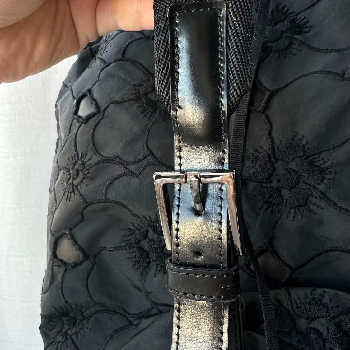 Moncler x Simone Rocha PARACHUTE Bag 블랙 상품이미지7