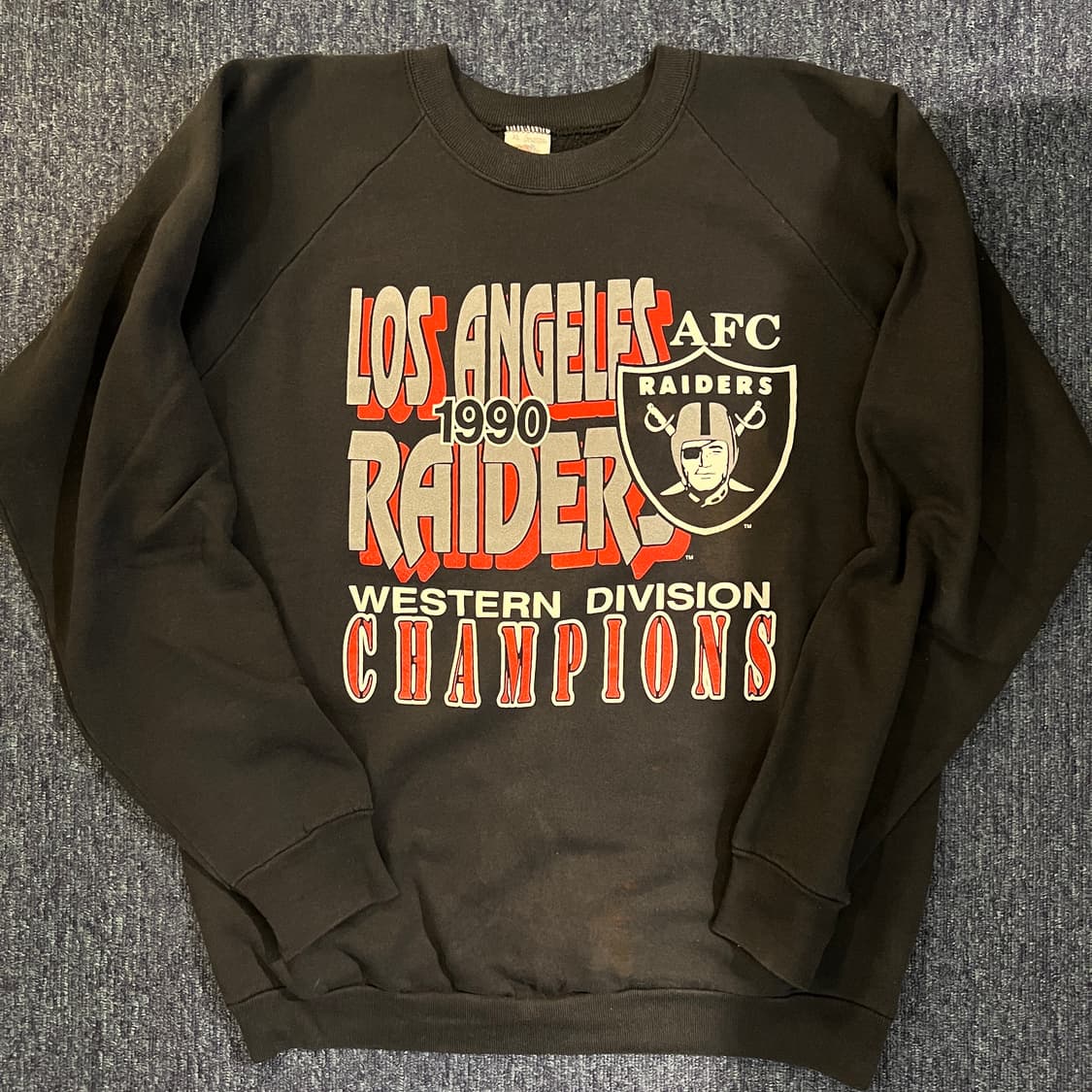 빈티지 90s Los Angeles Raiders 스웻셔츠 상품이미지1