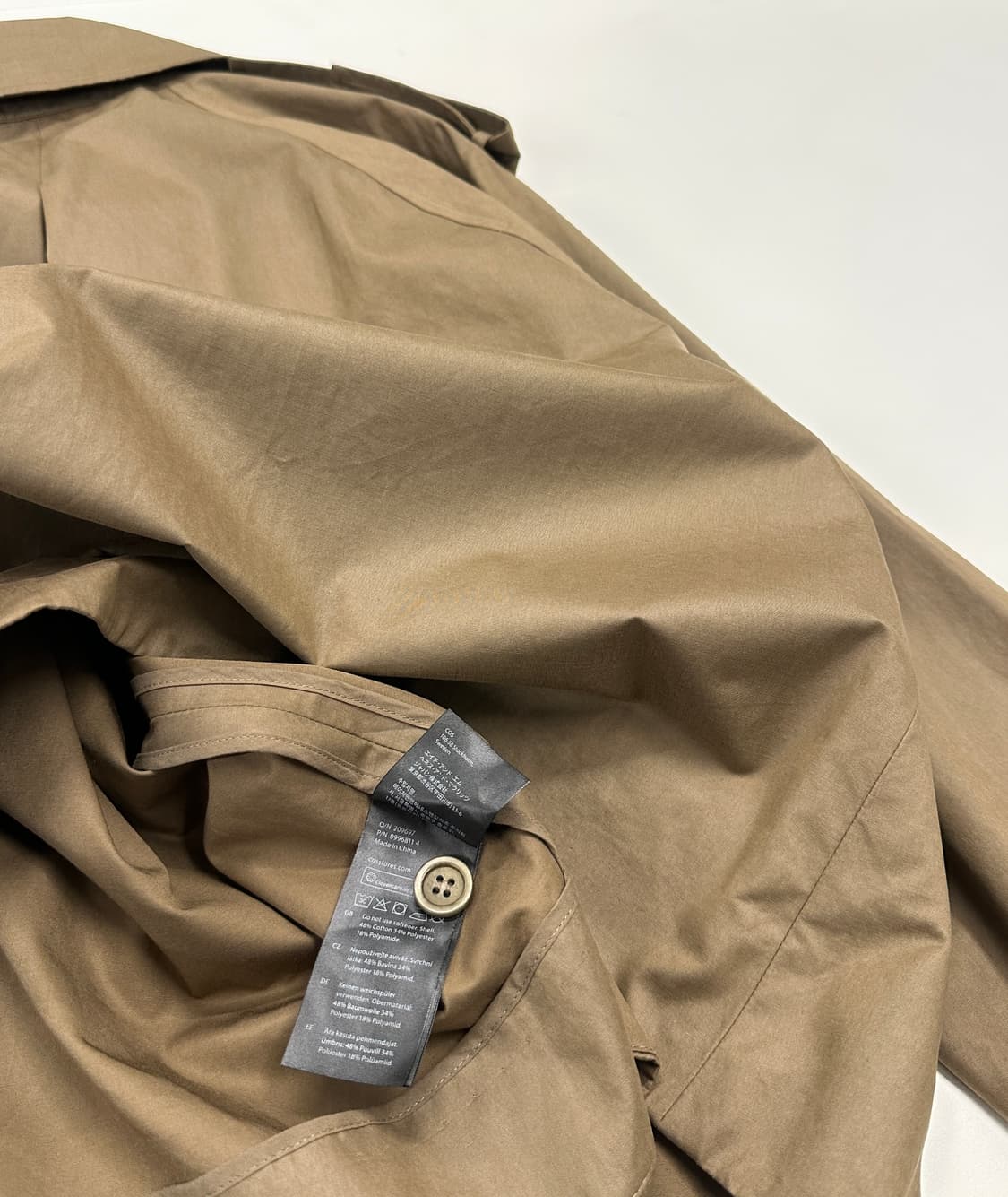 COS 코스 트렌치 자켓 오버핏  상품이미지3