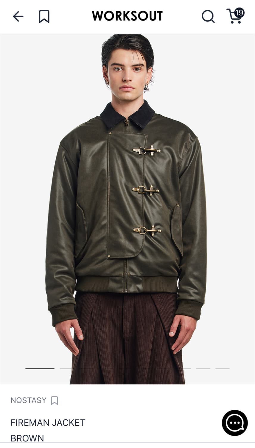 (구매) nostasy 노스타시 파이어맨 자켓 L 상품이미지1