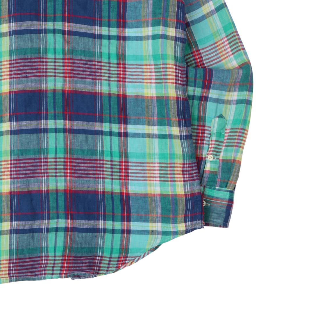 폴로 랄프로렌 린넨 마드라스 체크 셔츠 상품이미지6