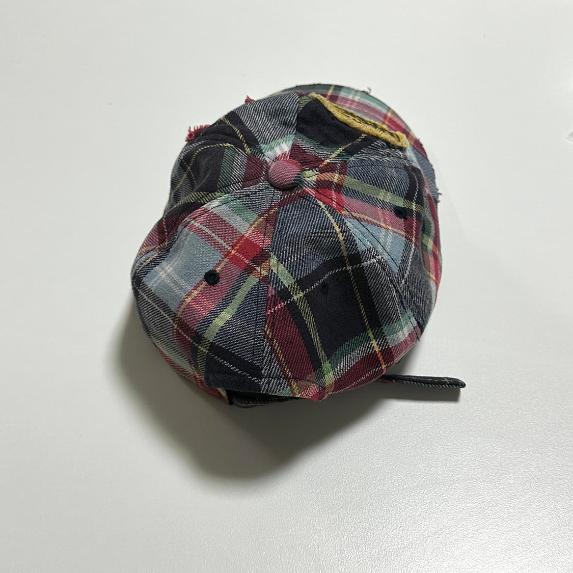 빈티지 체크캡 상품이미지3