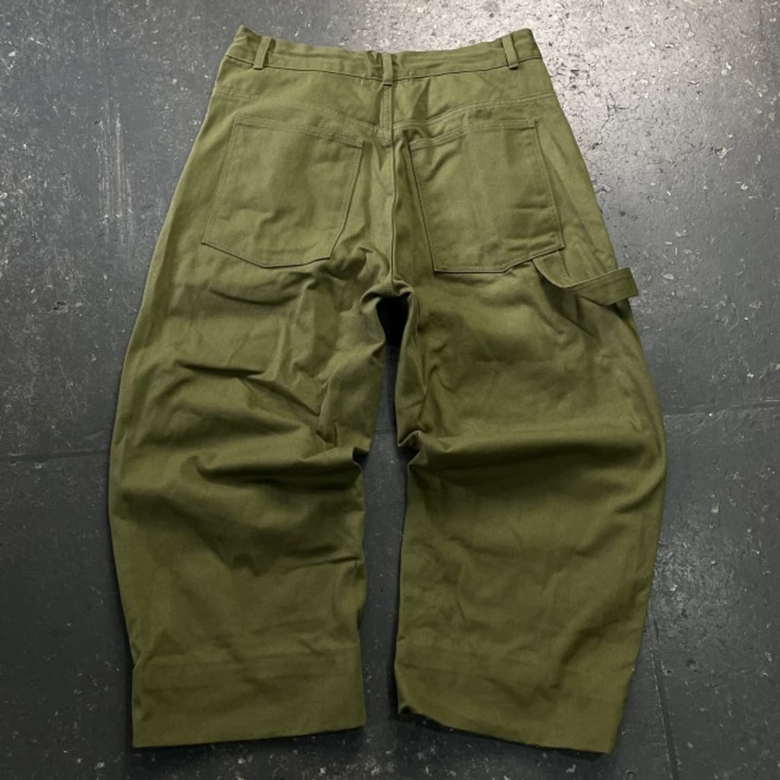 빈티지 더블니 와이드 치노팬츠  상품이미지6