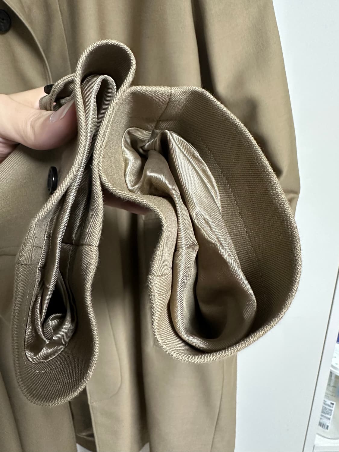 아르켓(ARKET) 코튼 울 트윌 코트 판매 (이태리 베스테 원단/110 상품이미지4