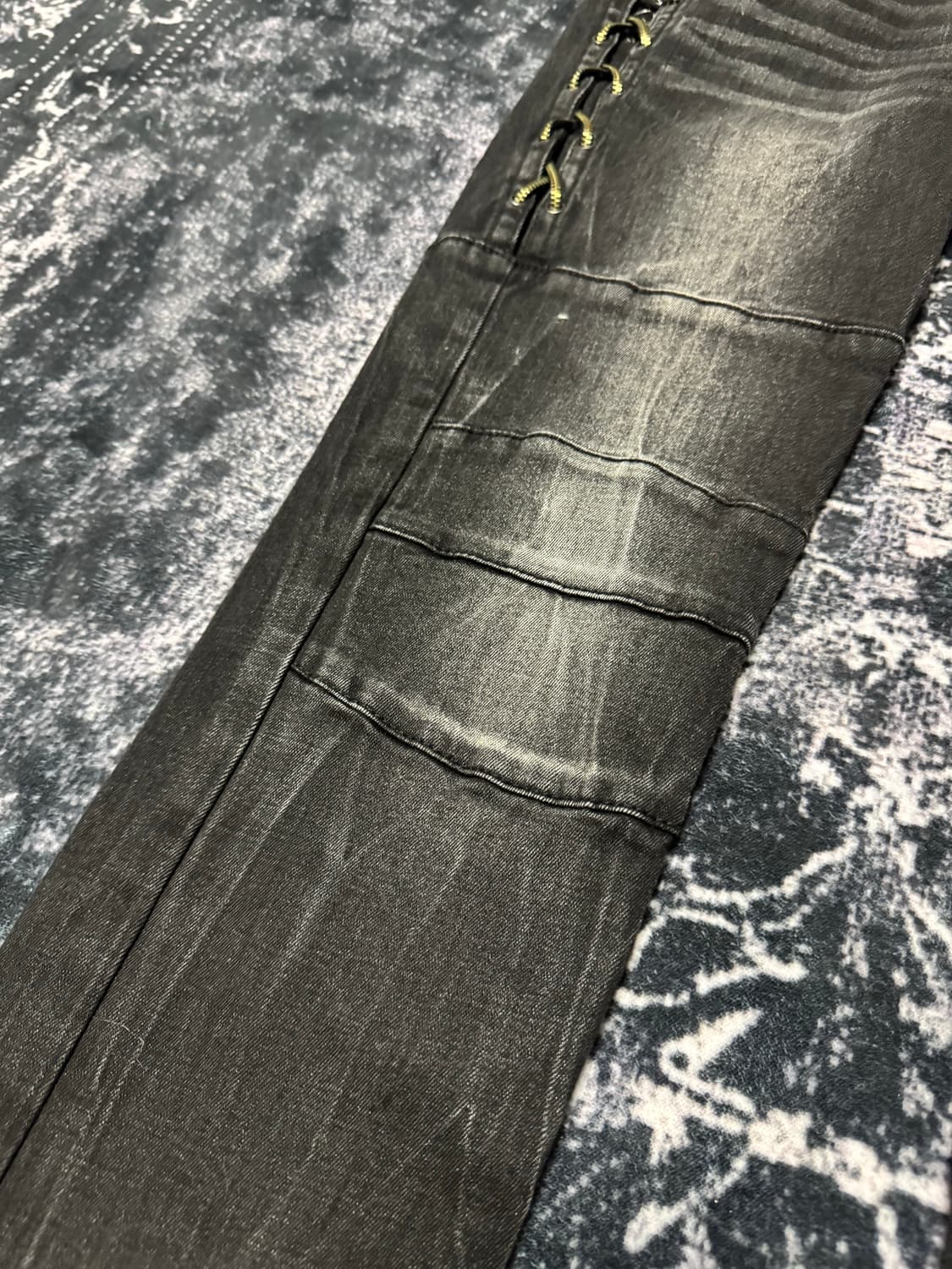 Punk style Shadow strap biker pants 상품이미지4