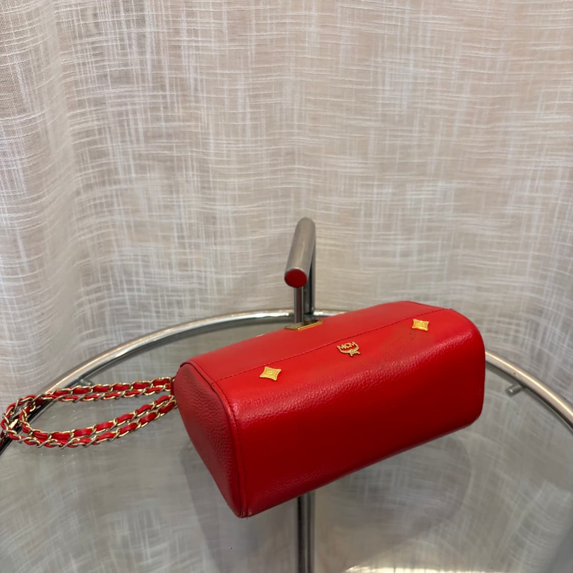 정품 MCM 금장 체인 크로스백    상품이미지7