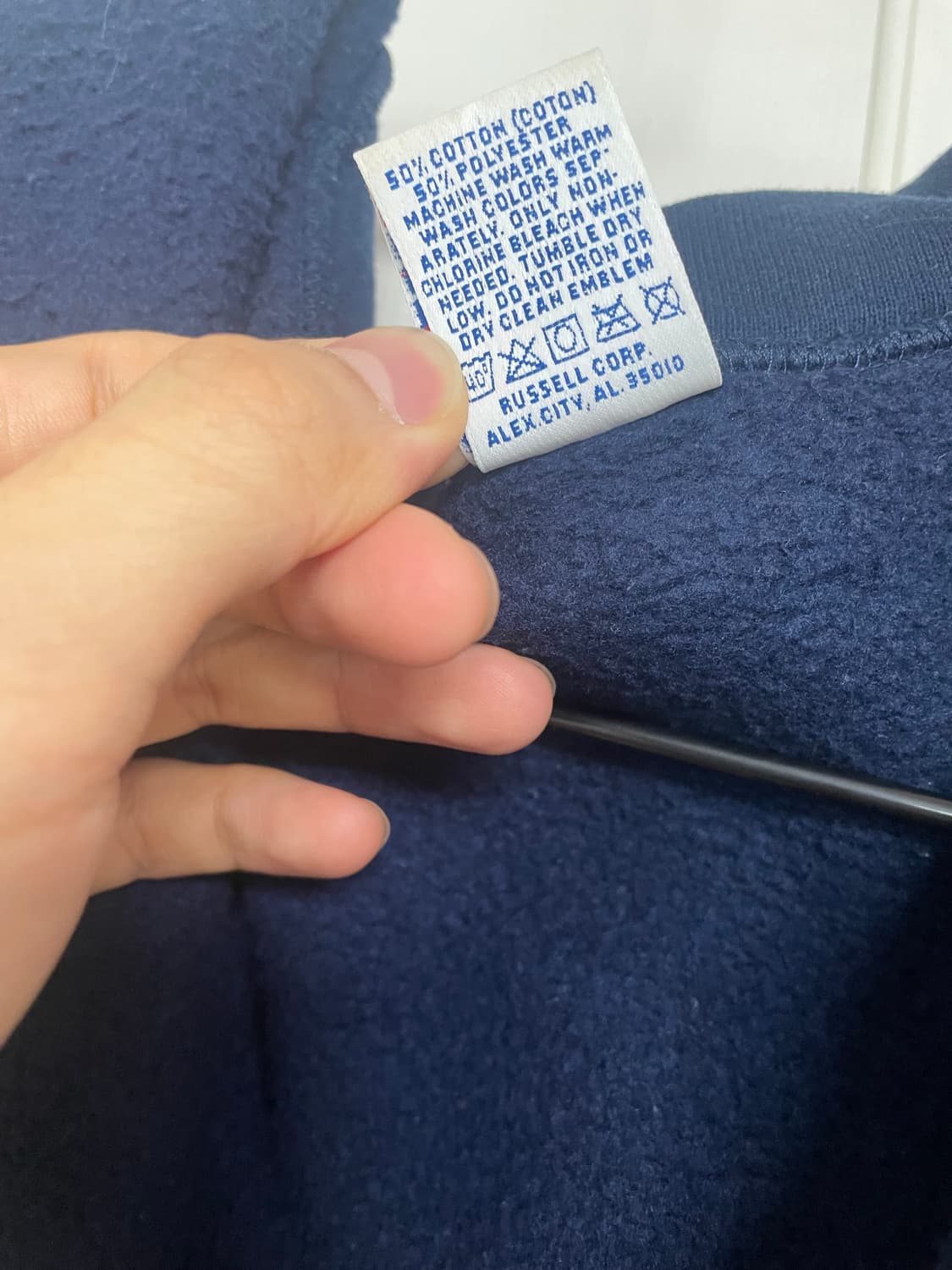 [XL] 러셀 후드집업 네이비 상품이미지4