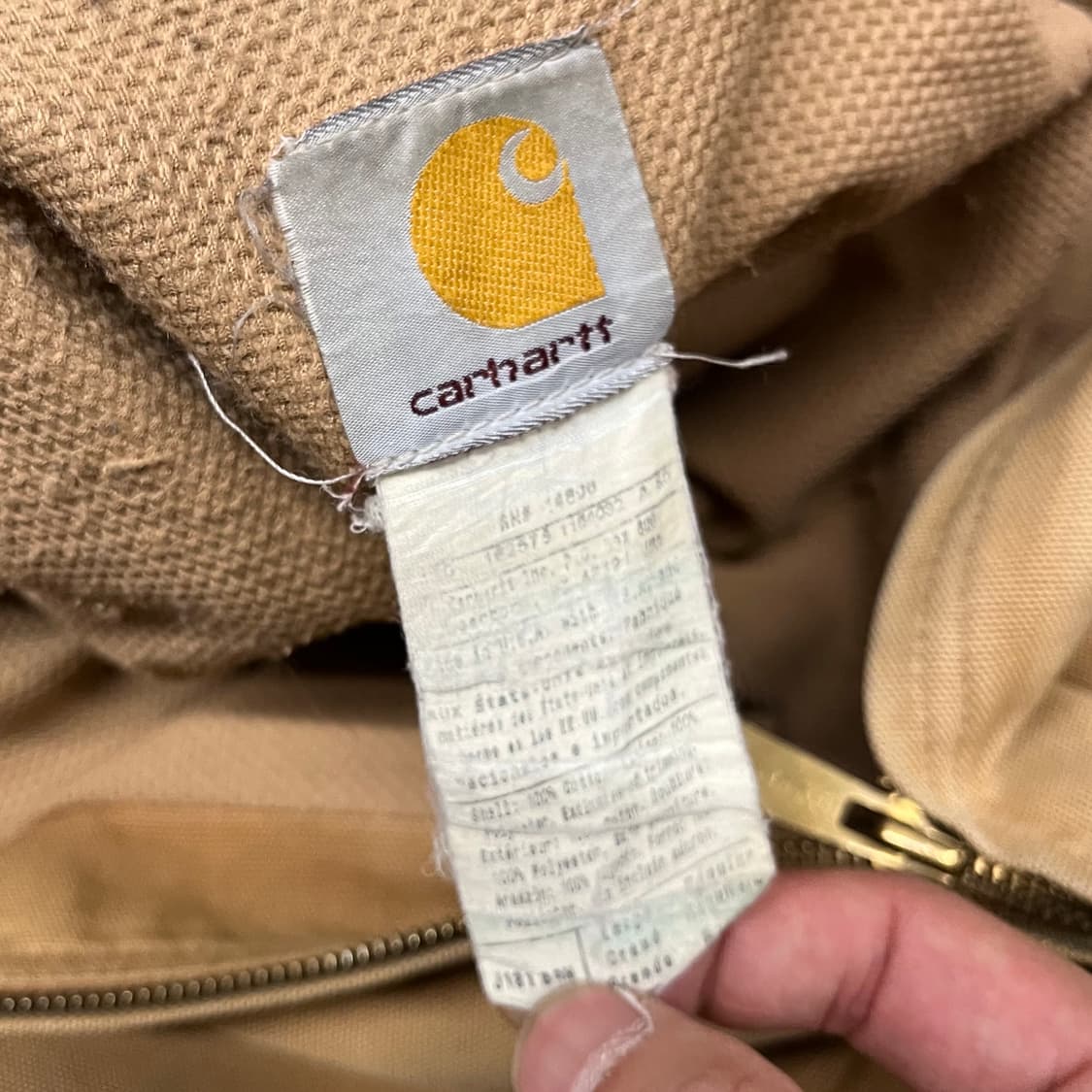 Carhartt J131 하드 페이딩 액티브 자켓 (110) 상품이미지6