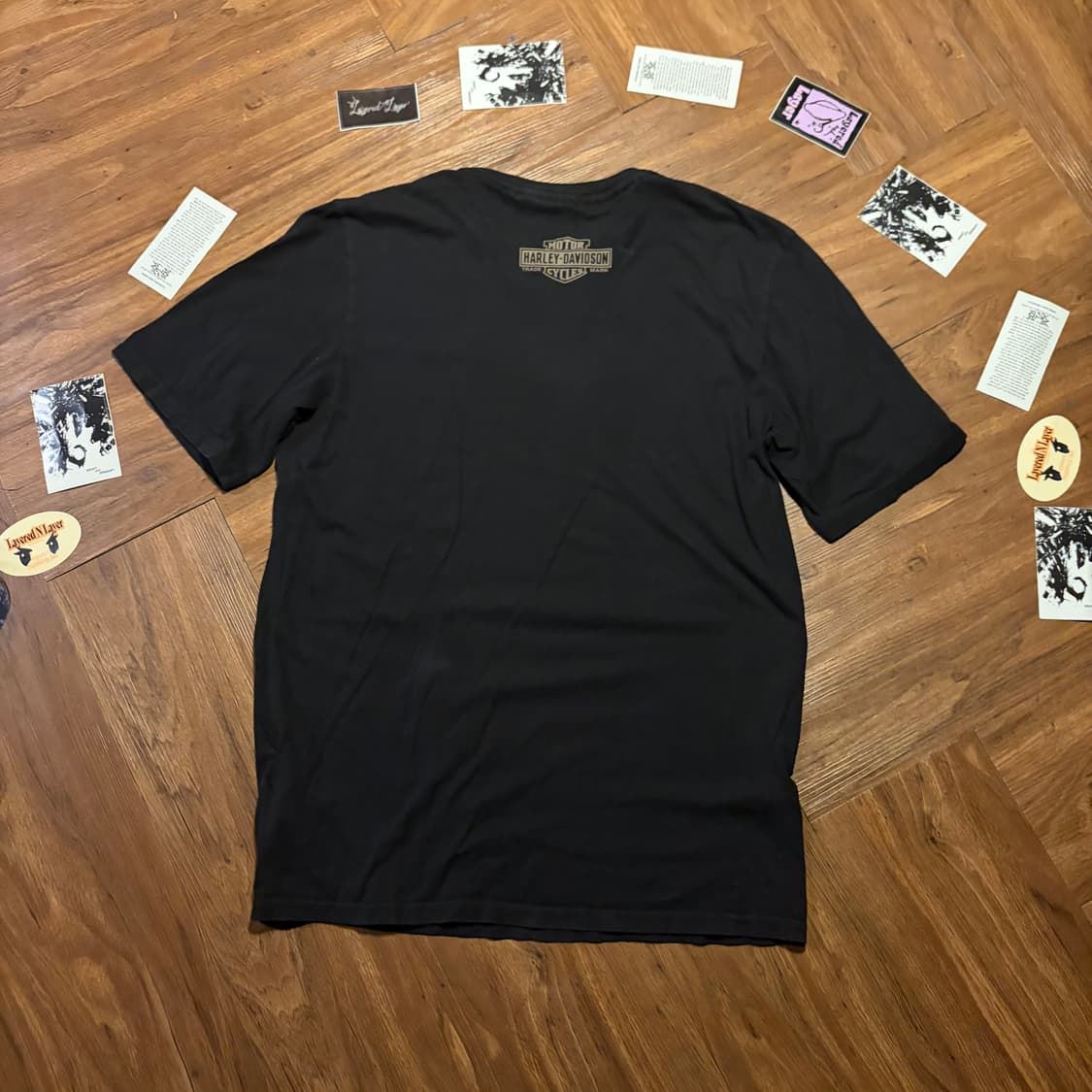 HARLEY DAVIDSON 빈티지 로고 프린팅 티셔츠 상품이미지7