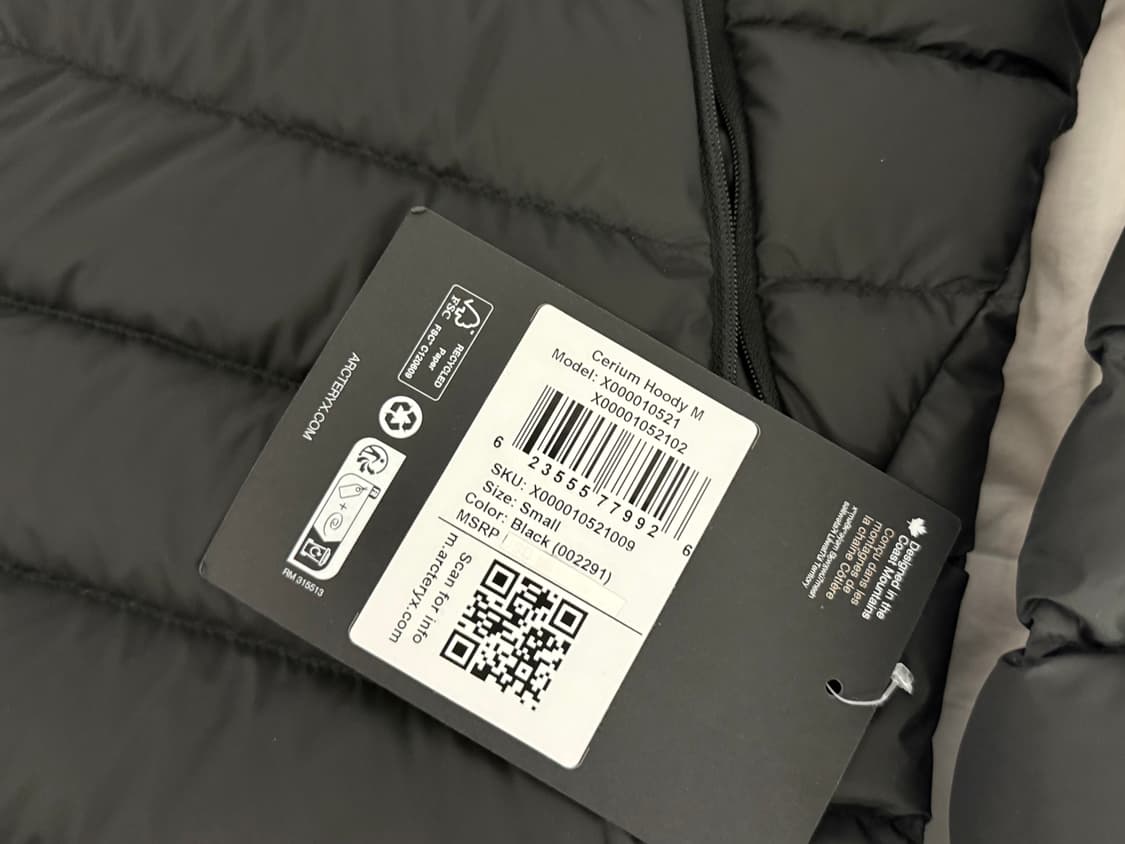 아크테릭스 세륨 맨 블랙 / S 상품이미지3