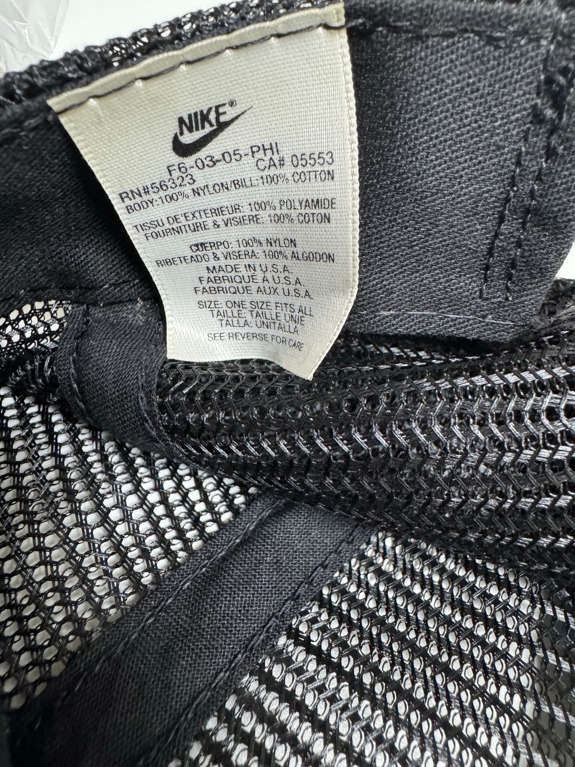 80~90 made in usa 나이키 메쉬캡 상품이미지4