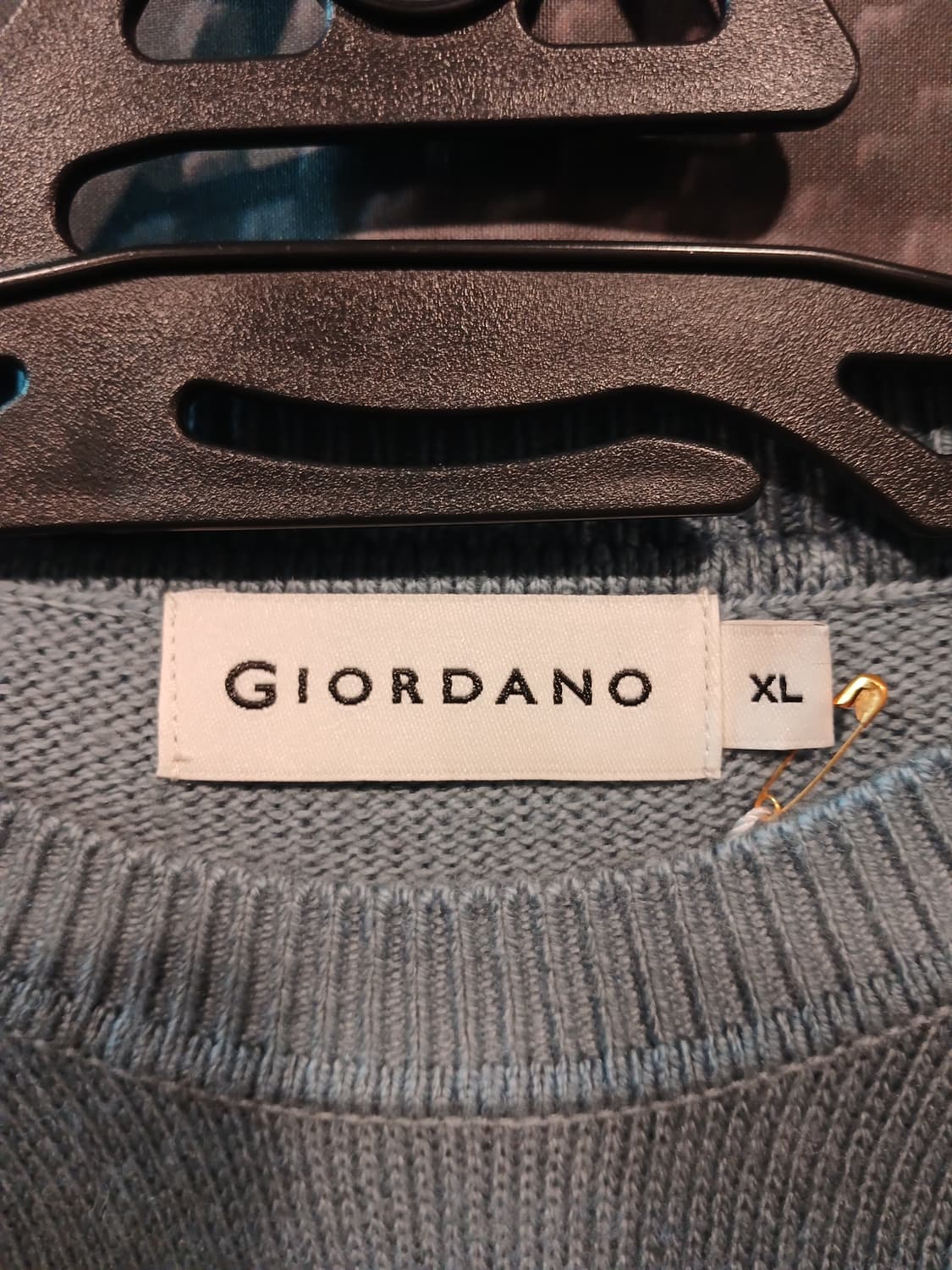 지오다노 긴팔 니트 하늘색 상품이미지3