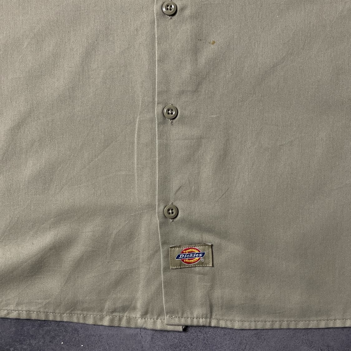 DICKIES 디키즈 빈티지 베이지 플랩포켓 워크 셔츠 A00798 상품이미지5