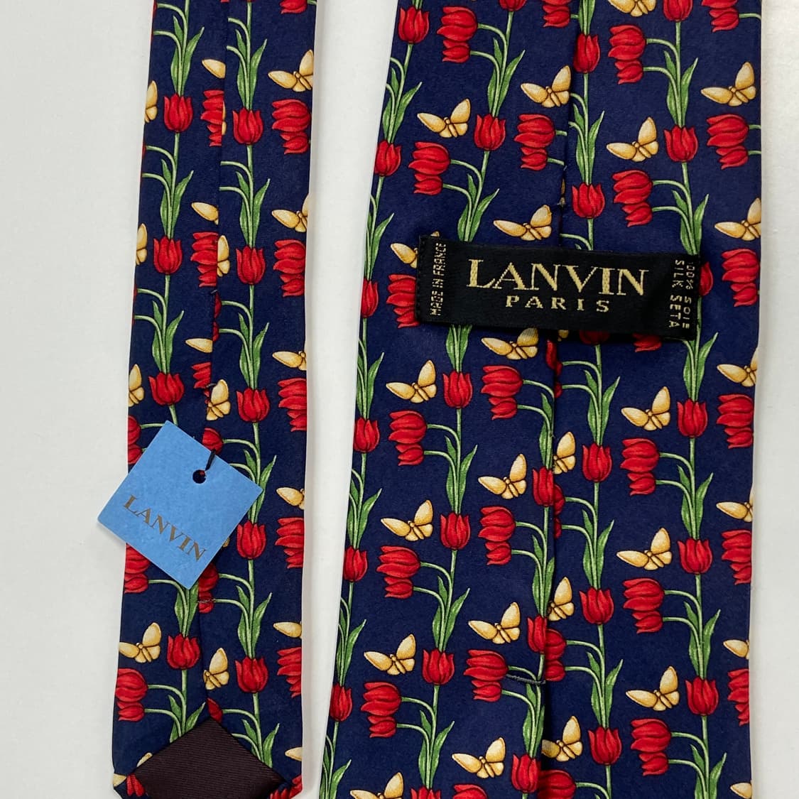 택달린 미사용품 랑방 정품 명품넥타이 (LANVIN) 상품이미지6