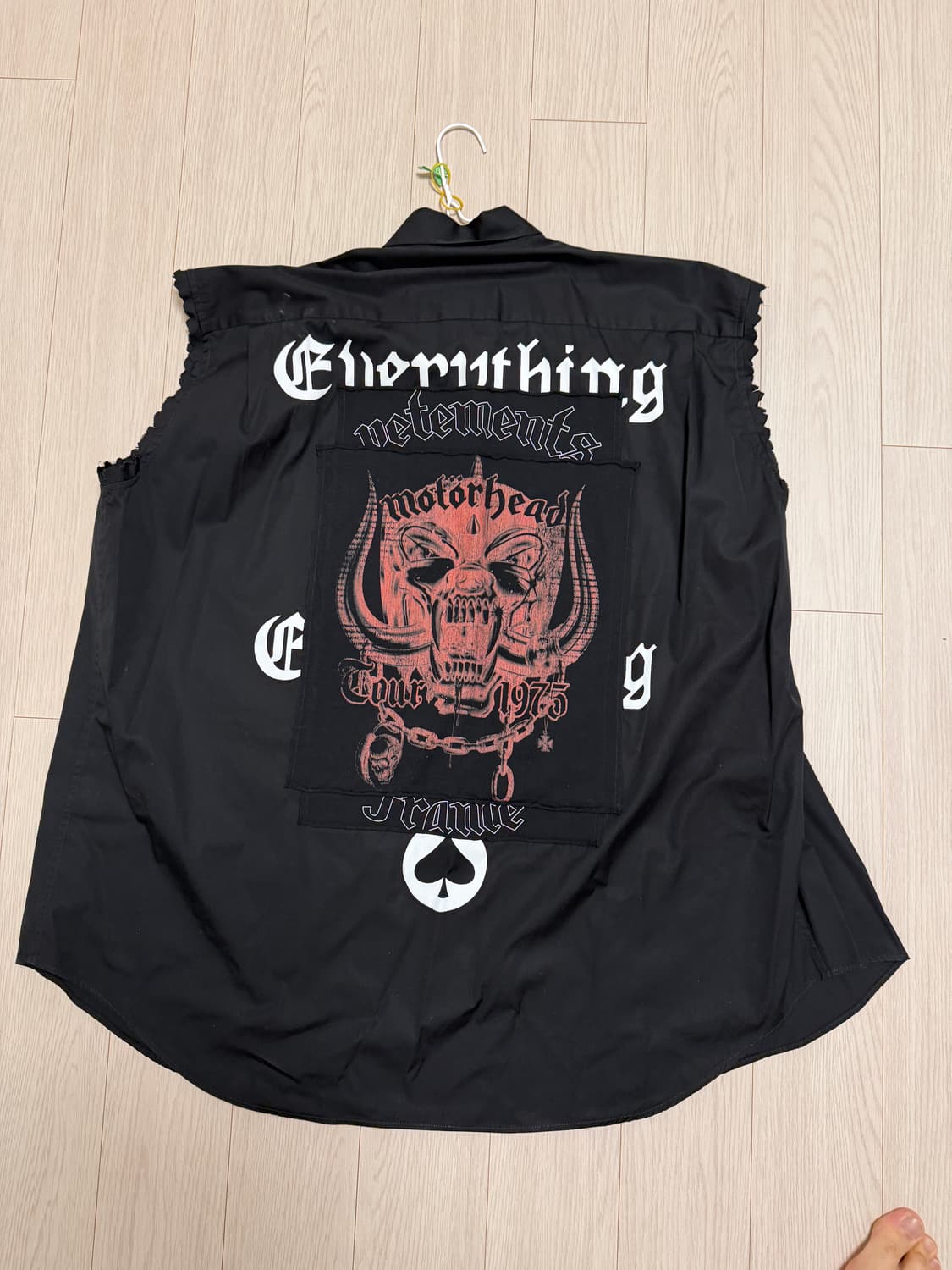 베트멍 motorhead 슬리브리스 셔츠 S 상품이미지5