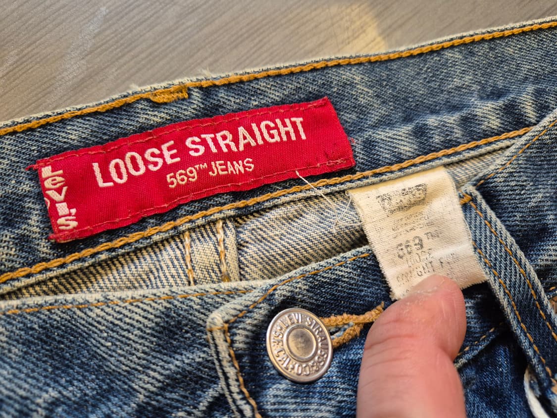 00s 리바이스 569 루즈스트레이트 핏 데님 팬츠 상품이미지6