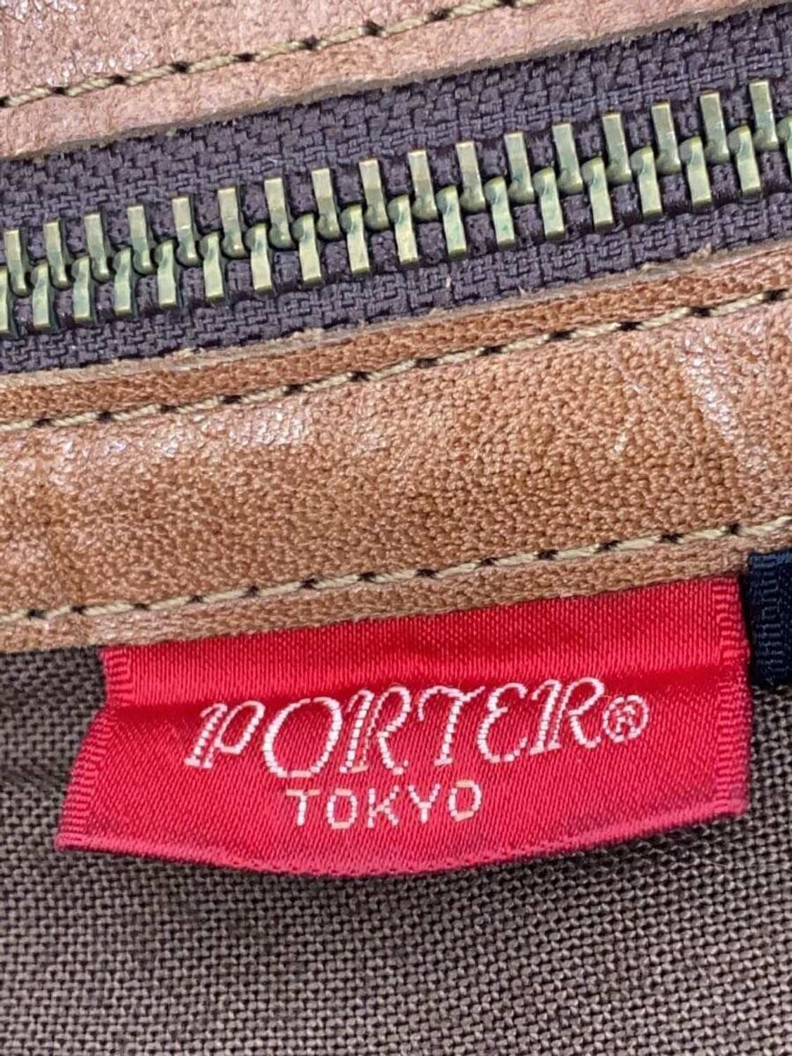 요시다 포터 소가죽 브라운 토트백 상품이미지9