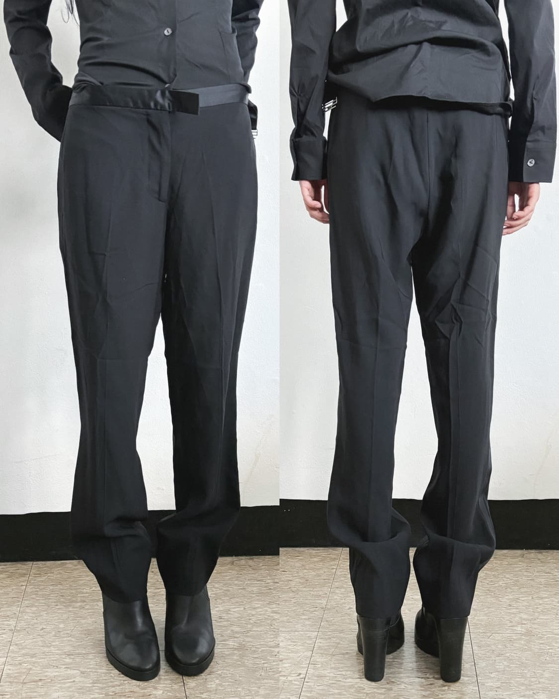 마틴 마르지엘라 사이드라인 세미 플레어 슬랙스 상품이미지1