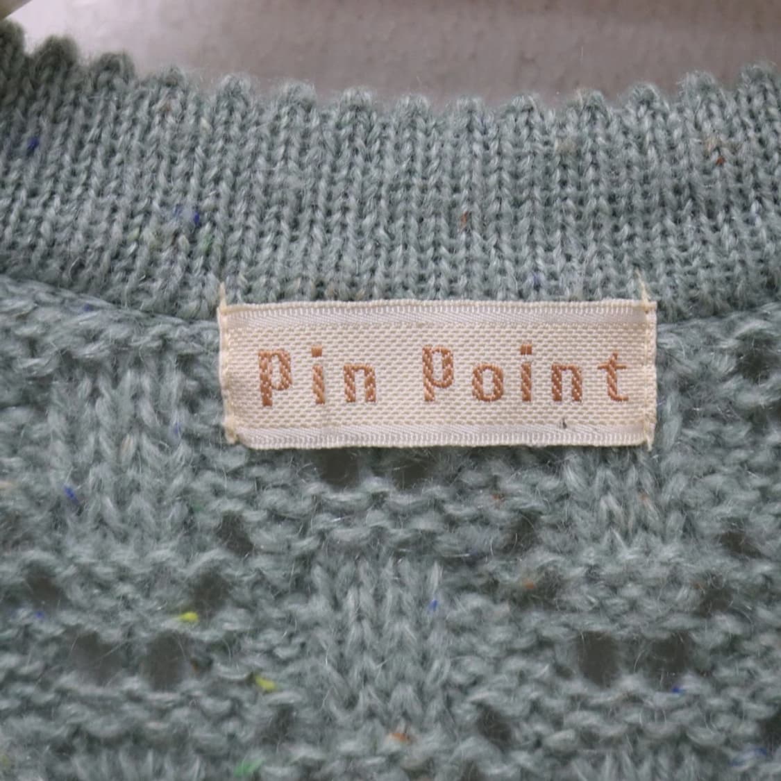 PIN POINT 울 혼방 펀칭 가디건 60314 상품이미지5