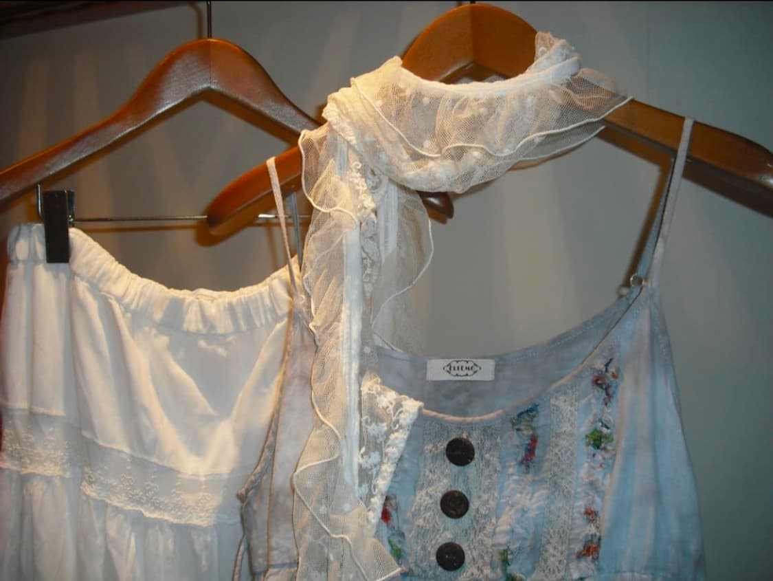 빈티지 타이다이 어항 원피스 상품이미지4