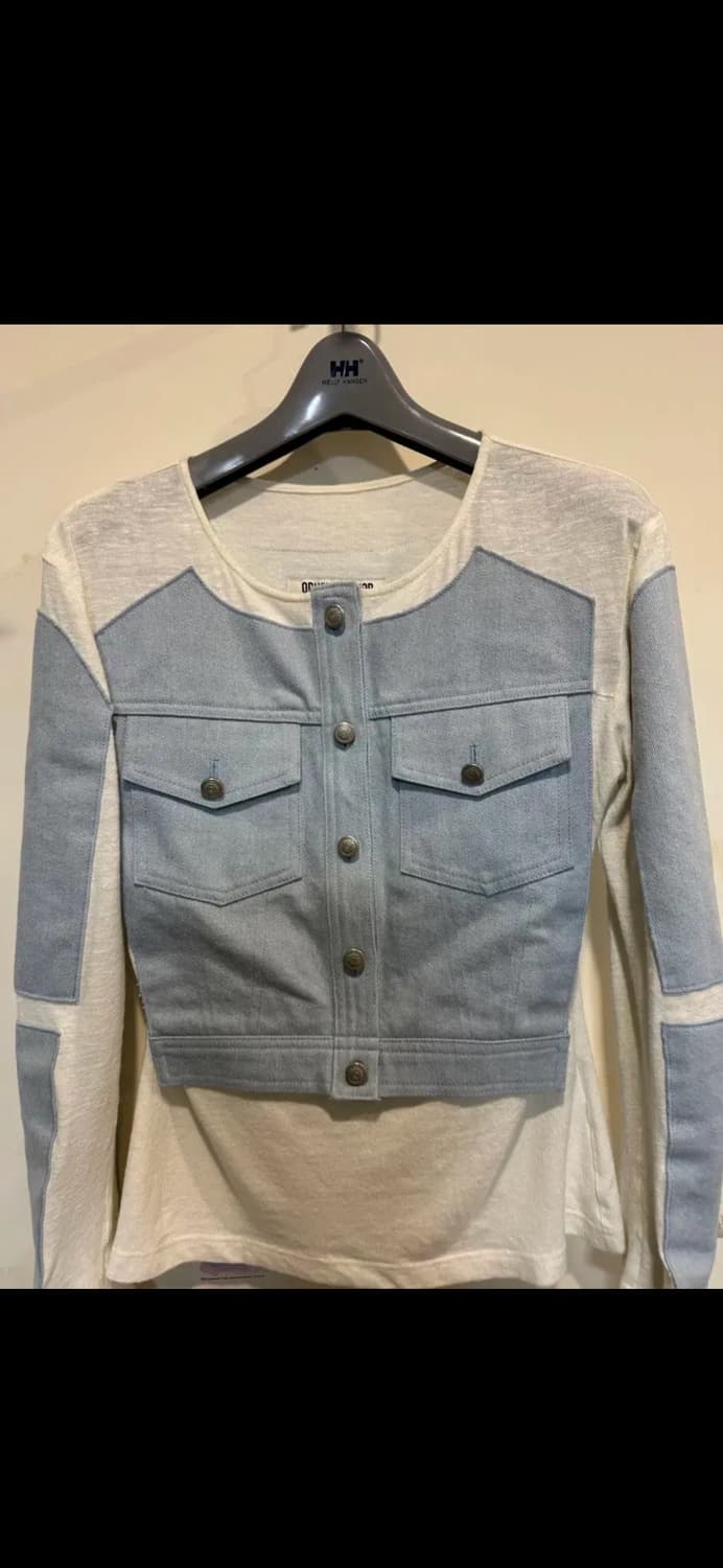 ODLYWORKSHOP 오들리워크샵 데님 하이브리브 탑 상품이미지6