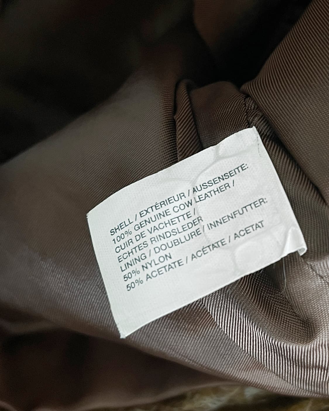 갭 브라운 레더 트러커 자켓 상품이미지10