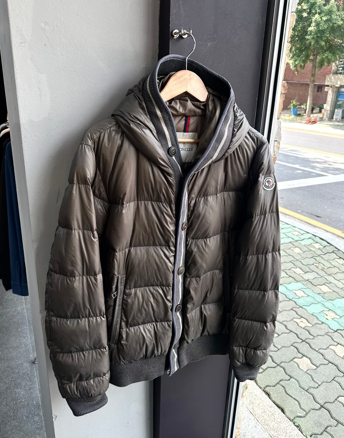 100~105/ 몽클레어 2WAY 레이어 다운 후디드 패딩 상품이미지3