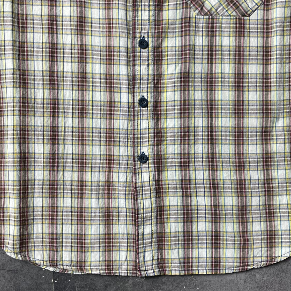 DICKIES 디키즈 빈티지 체크 반팔 워크셔츠 A01117 상품이미지4