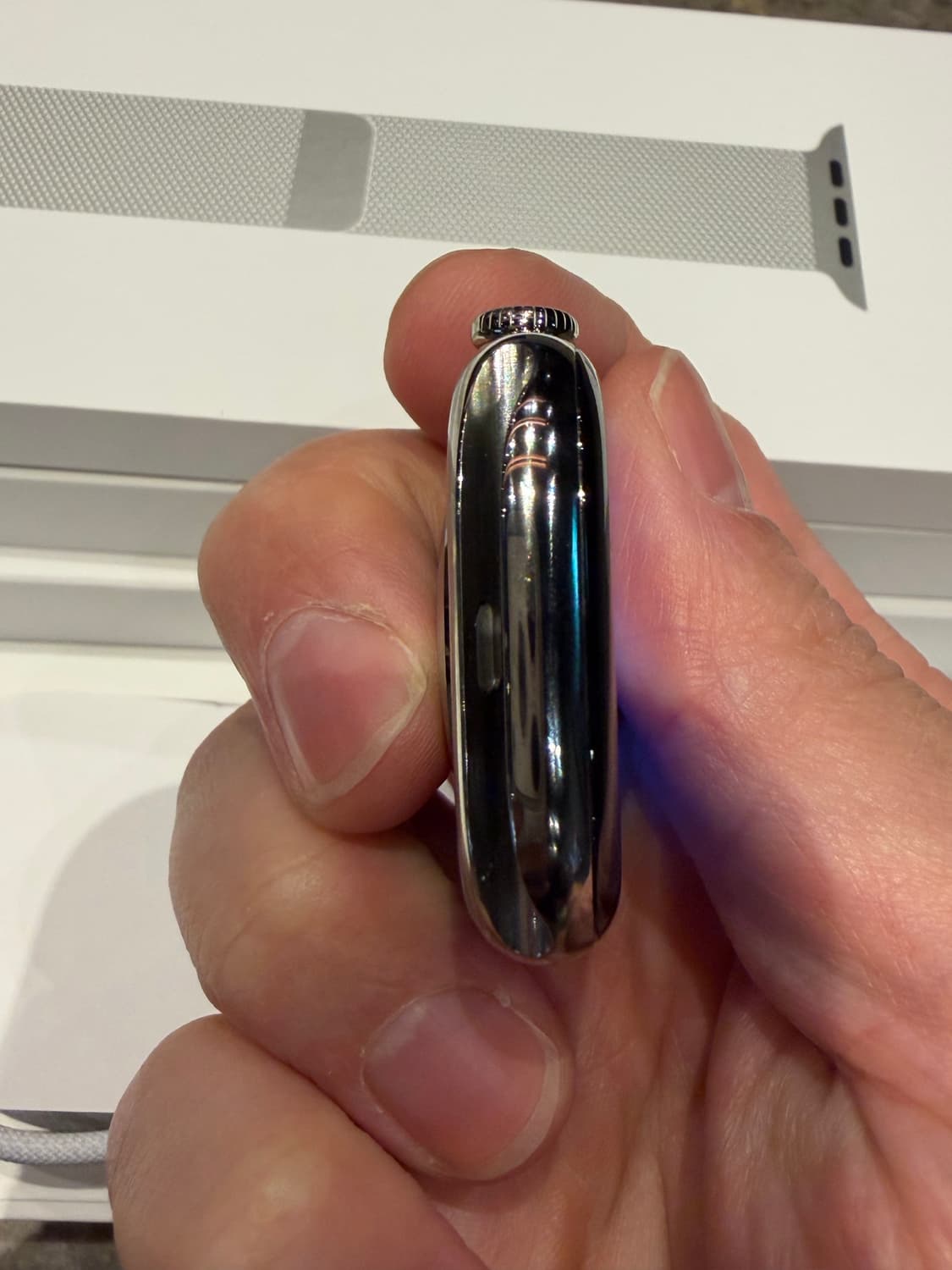 (새상품급) 애플워치 10 내추럴 티타늄 46mm 셀룰러 판매합니다. 상품이미지3