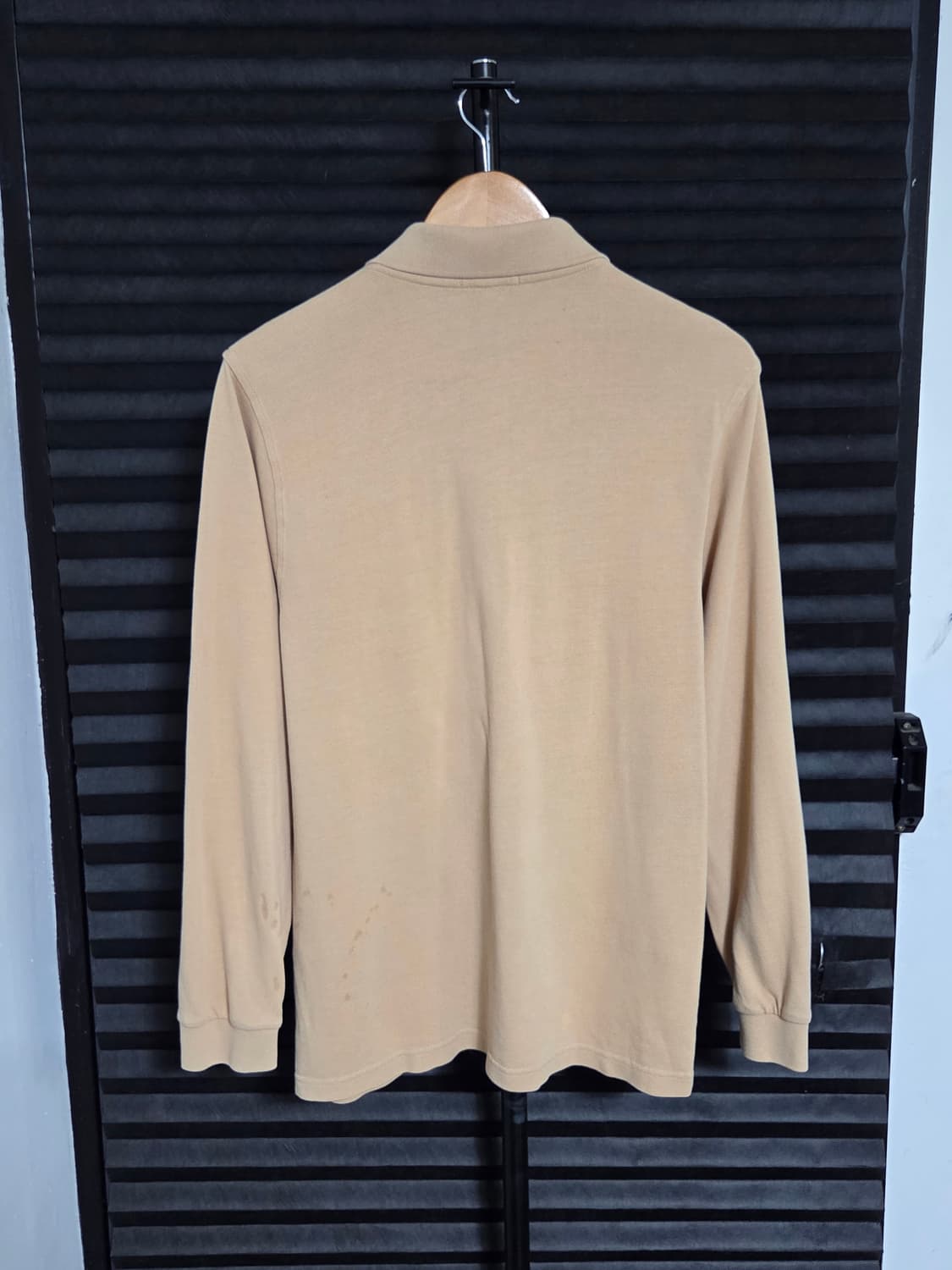 [버버리] 기사 로고 슬림핏 긴팔 카라 티셔츠 | 00212 상품이미지7