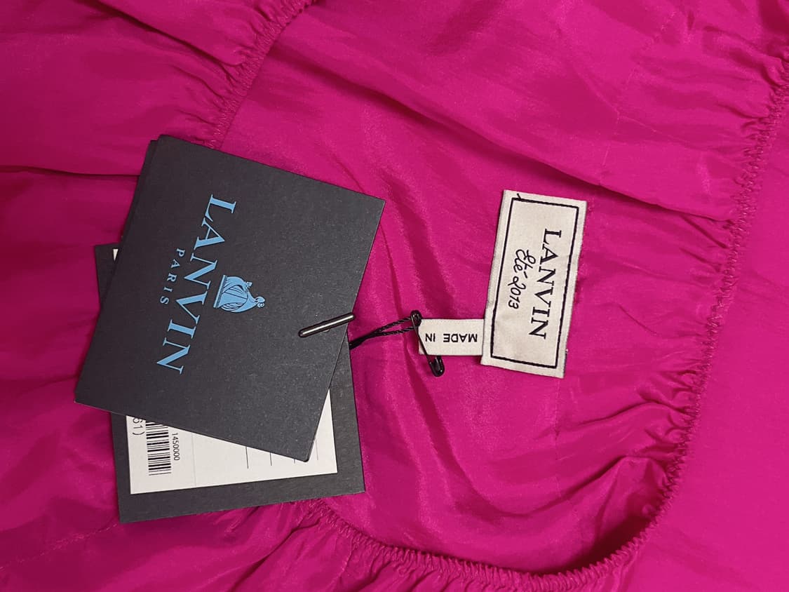 LANVIN 랑방파리 마젠타 실크 스커트 34사이즈 상품이미지7