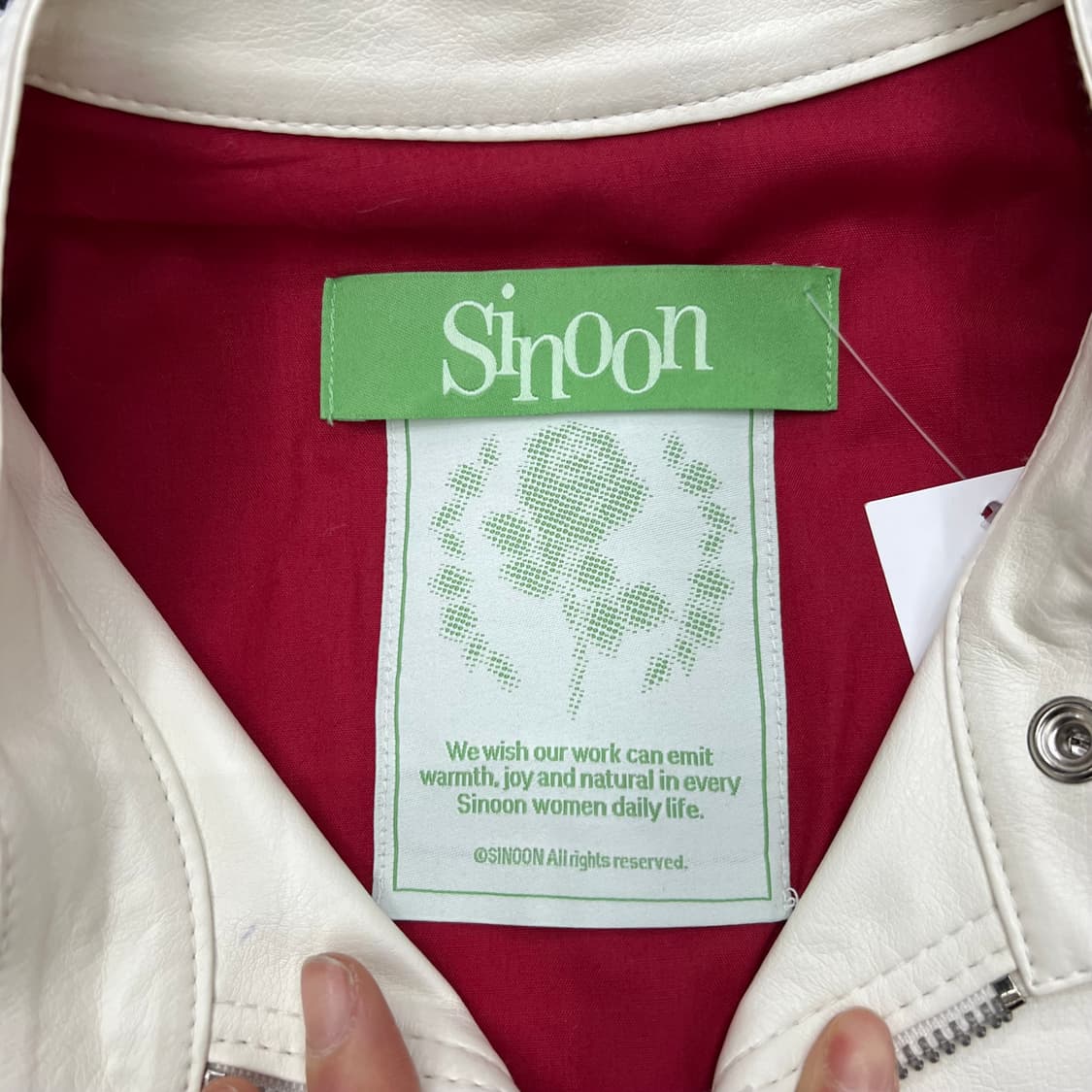 시눈 레더자켓 상품이미지2