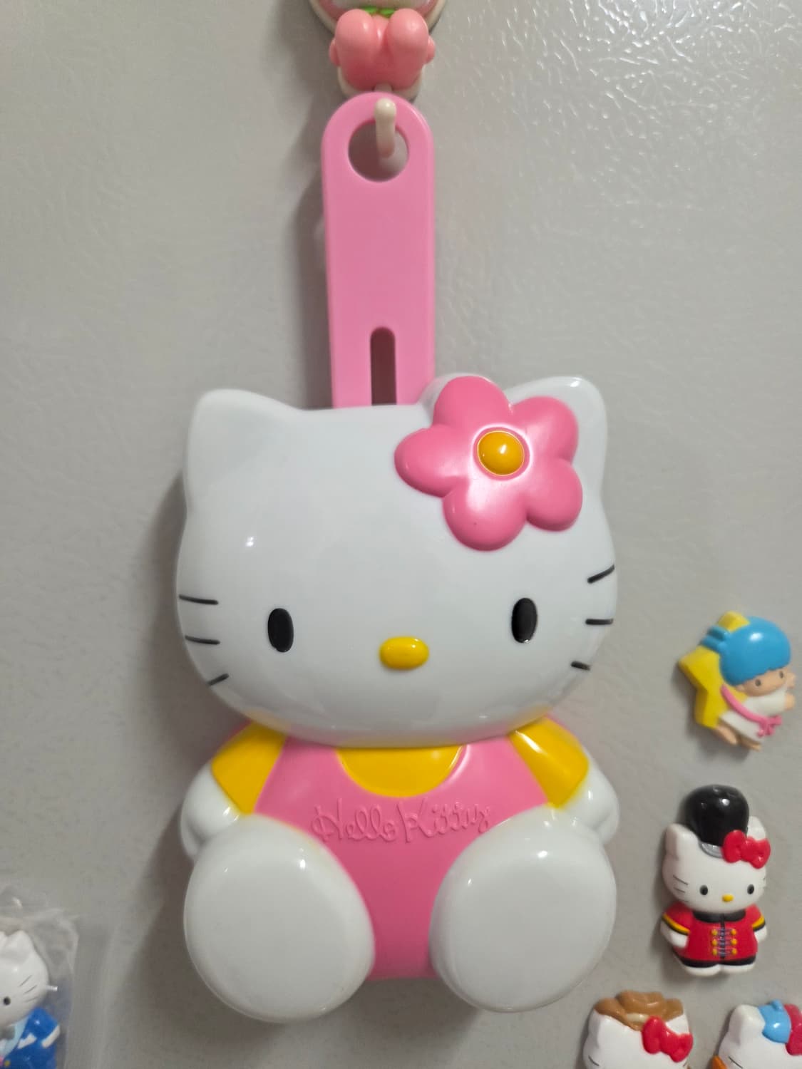 산리오 고전키티 카오하나키티 빗자루 쓰레받이 상품이미지1