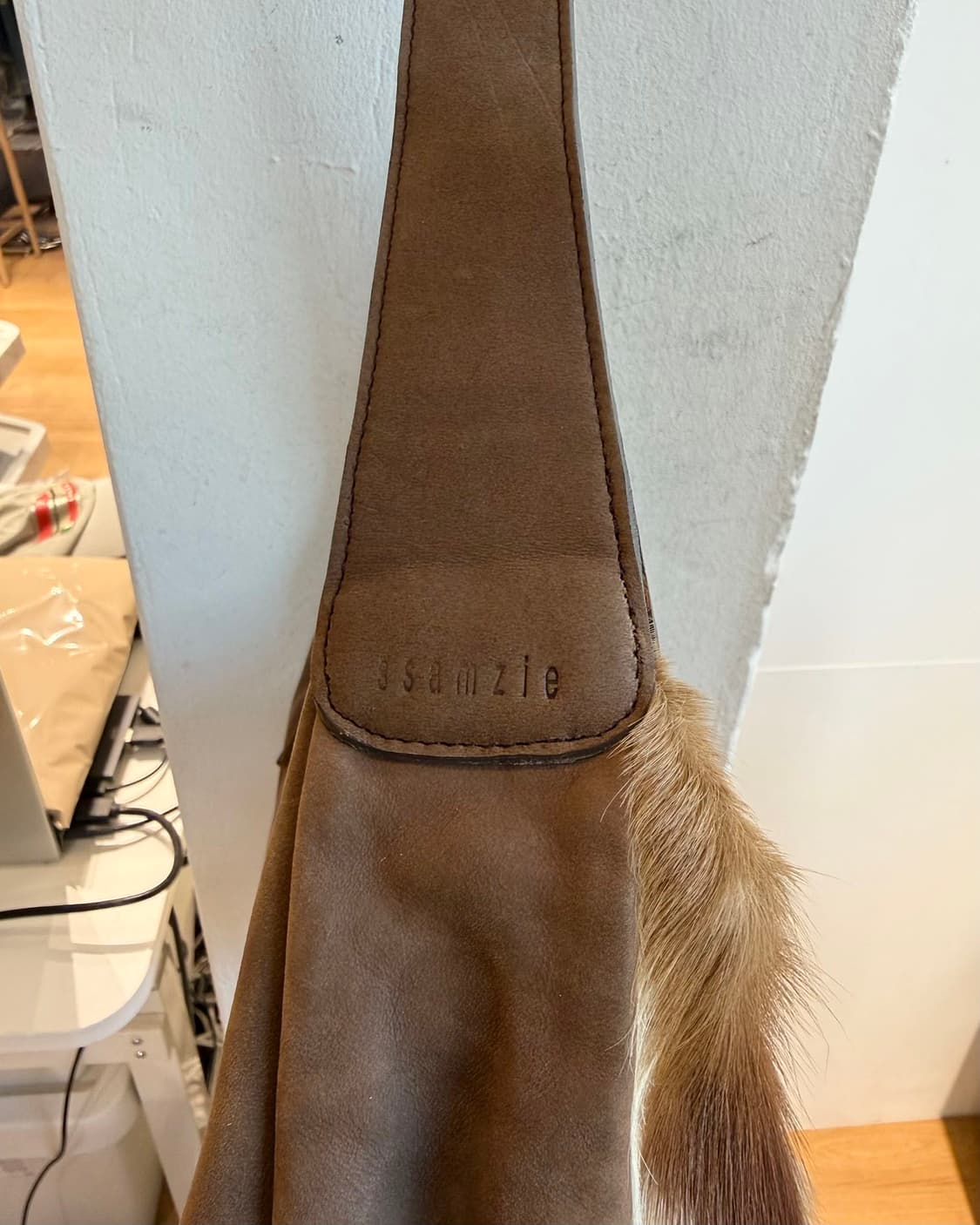 쌈지 브라운 송치 숄더백  상품이미지4